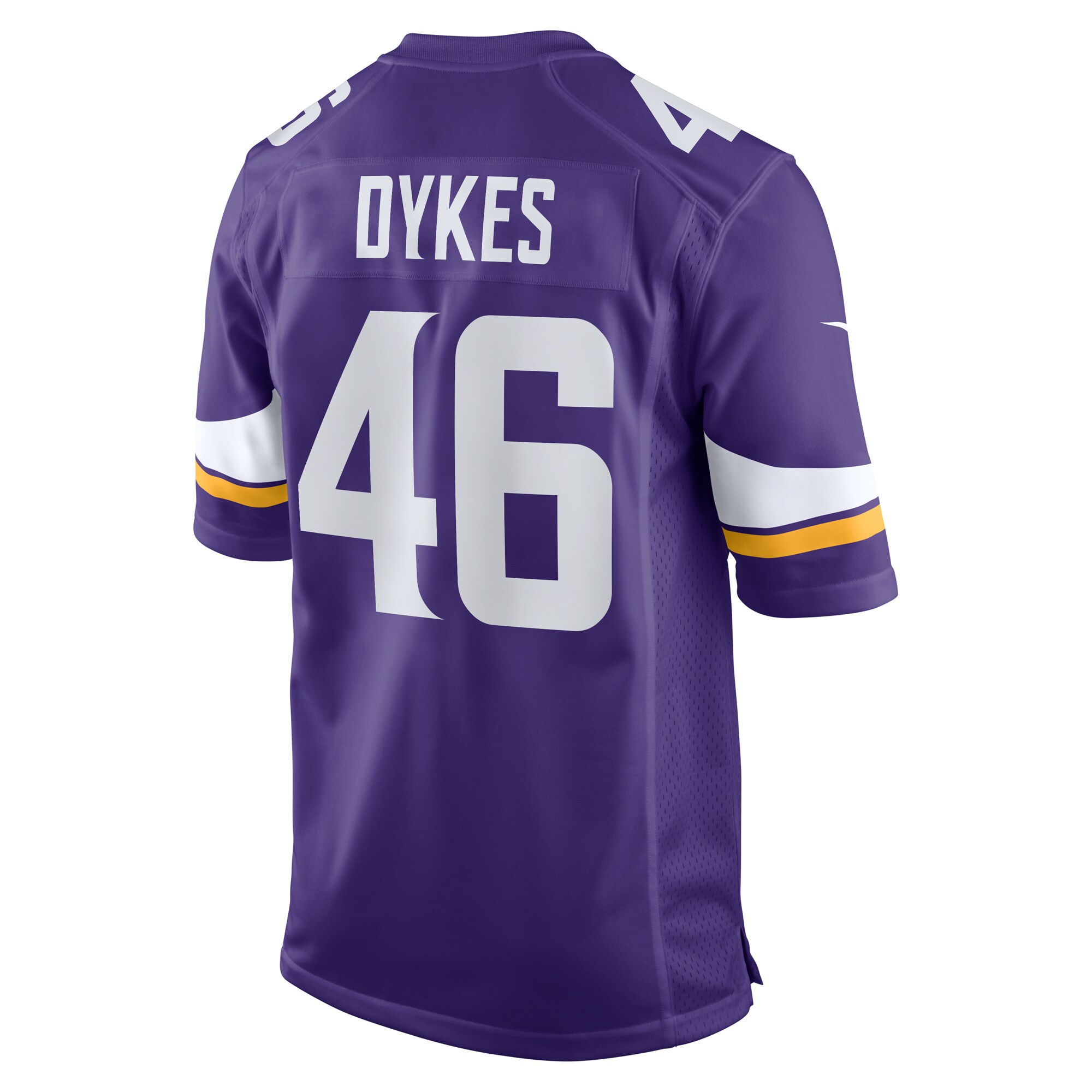 Aaron Dykes Minnesota Vikings Team Game Jersey - Purple