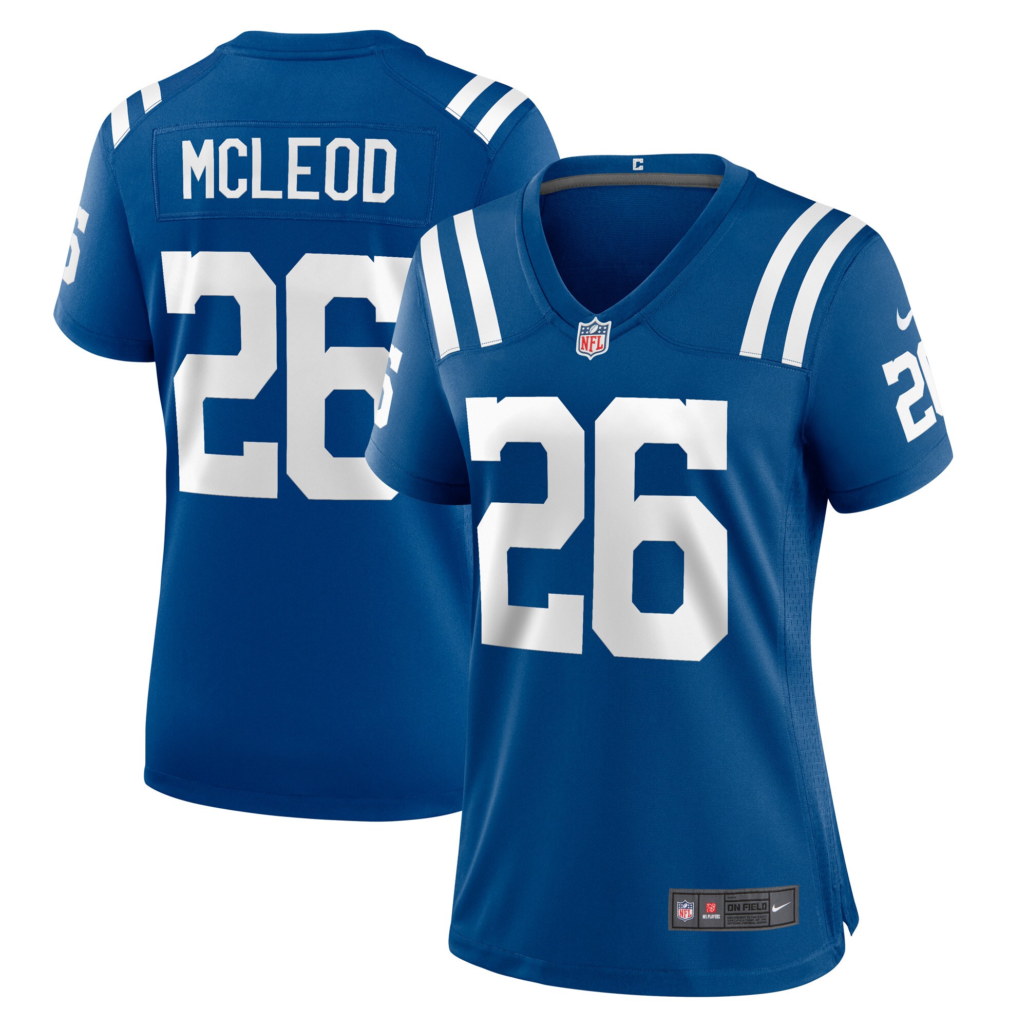 Rodney McLeod Indianapolis Colts  Women's Player Game Jersey - Royal