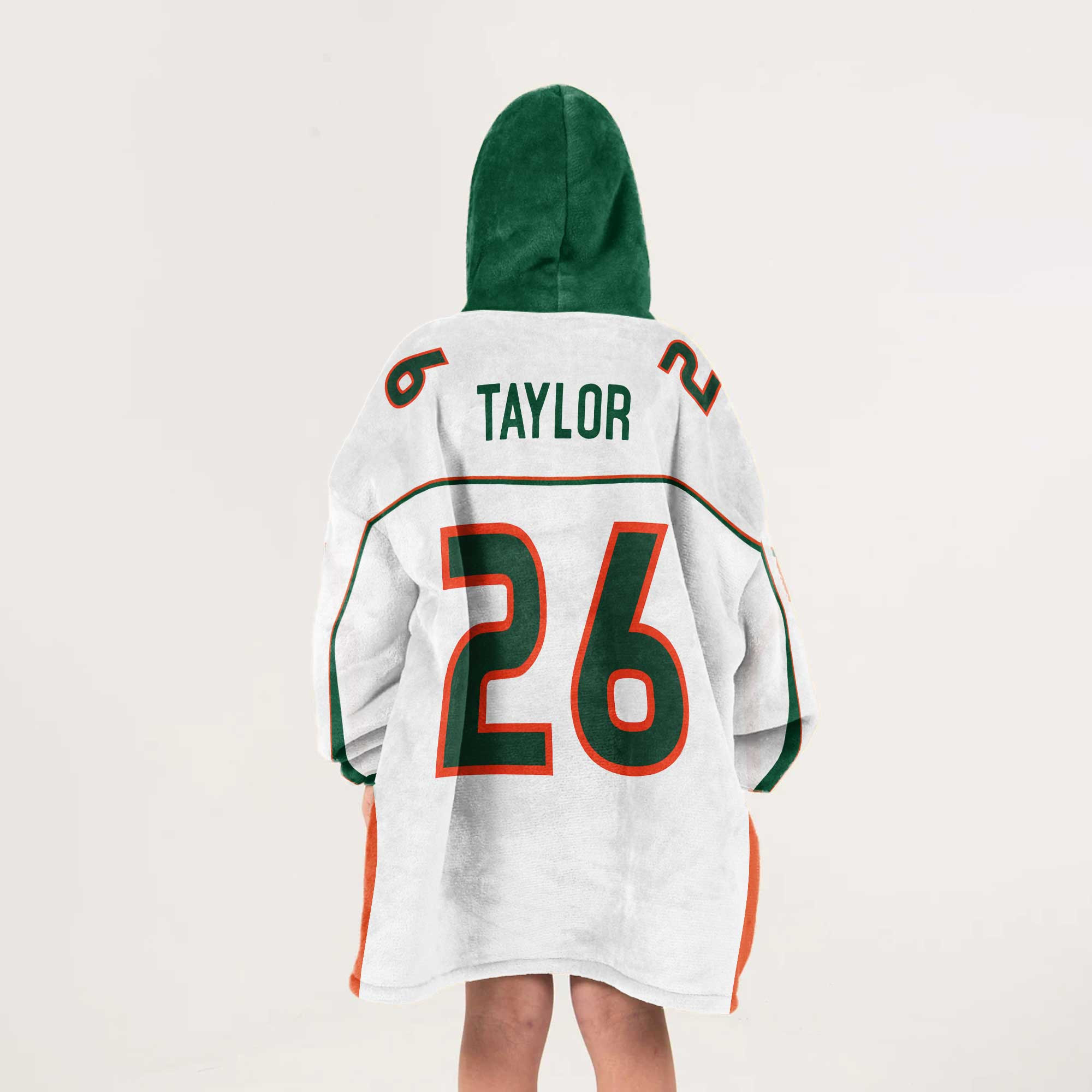 Kid 26 Miami Football Unisex Blanket Hoodie