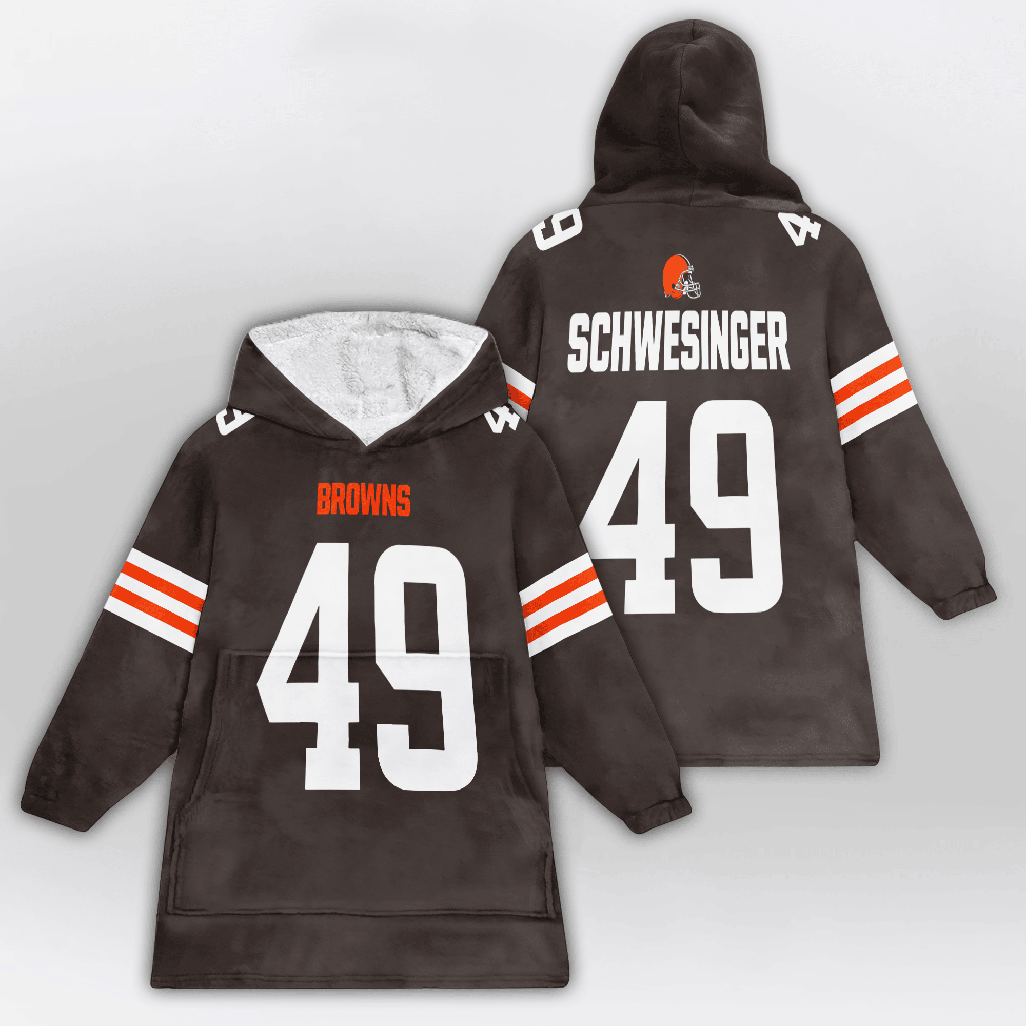 Kid C.S 49 Cleveland Football Unisex Blanket Hoodie