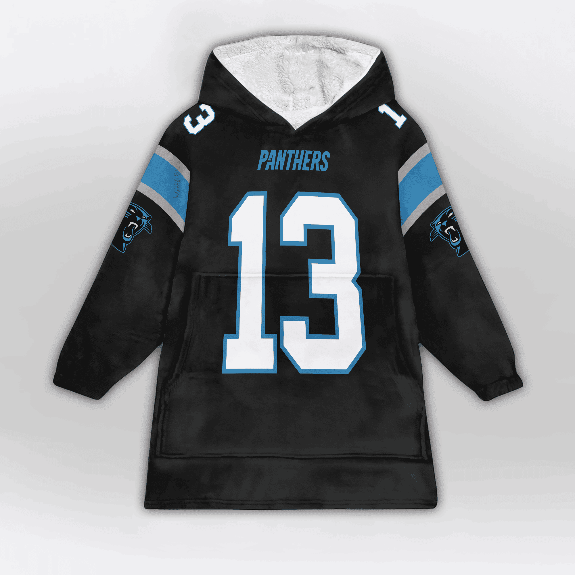 Kid 13 Carolina Football Unisex Blanket Hoodie