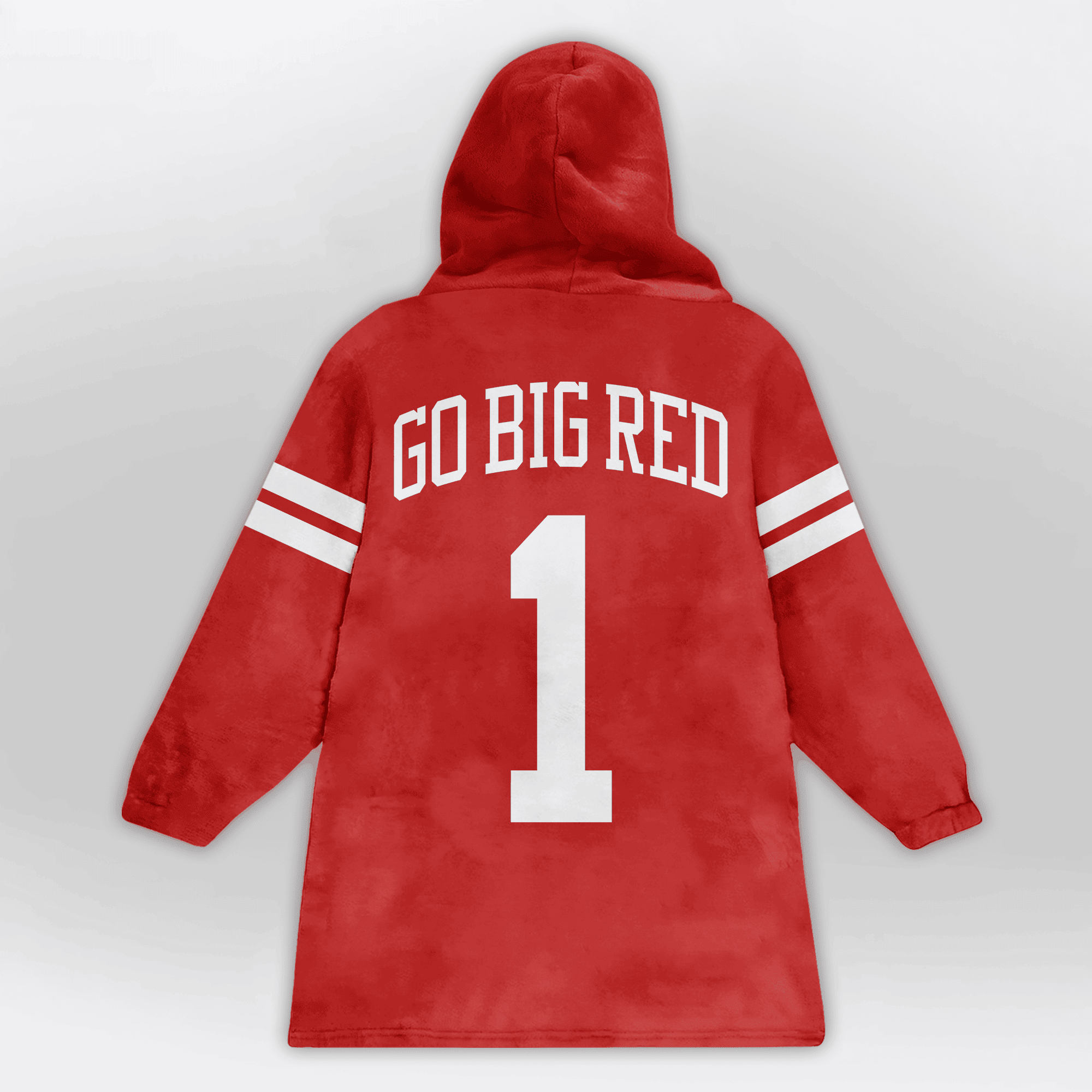 Adult 1 Nebraska Football Unisex Blanket Hoodie