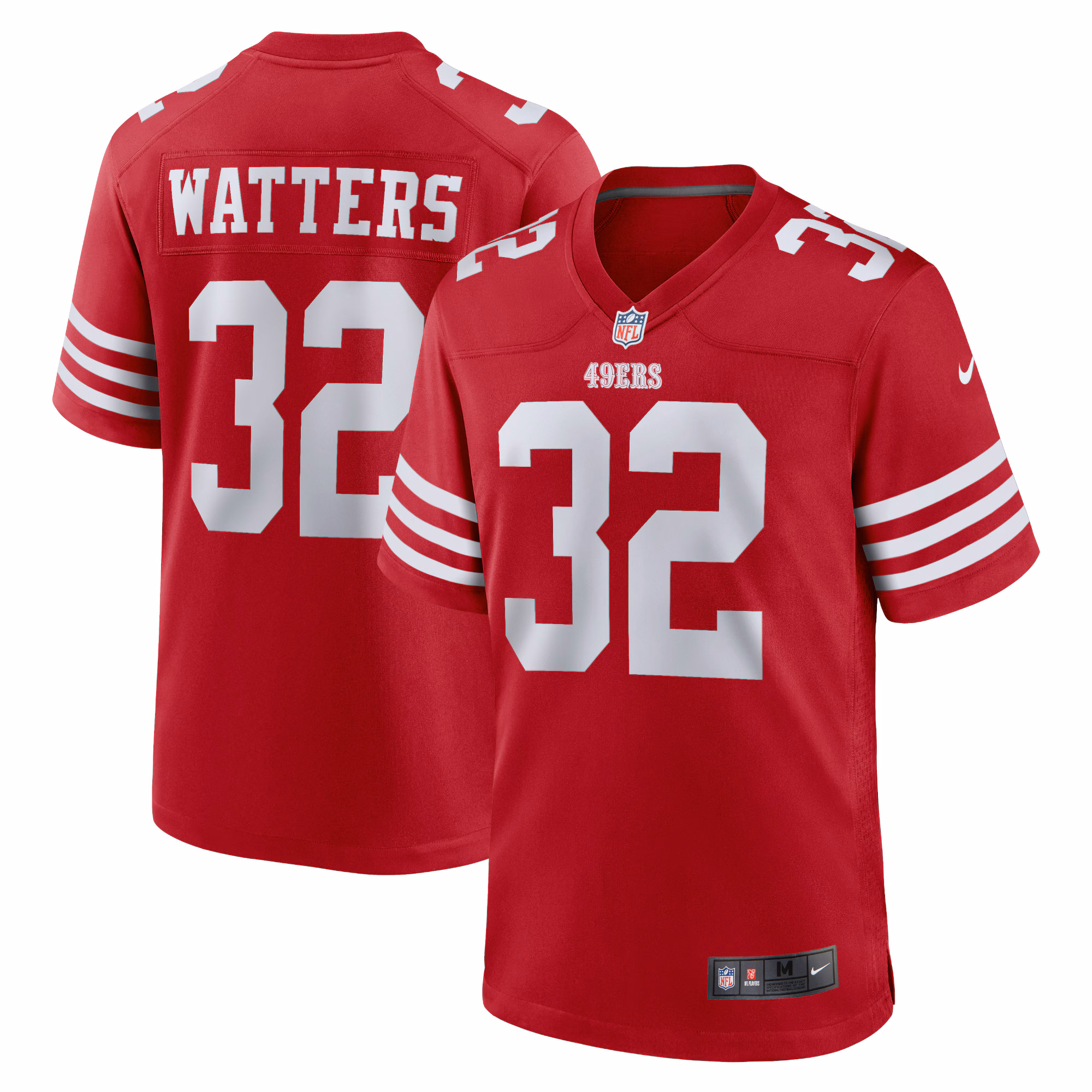 Ricky Watters San Francisco 49ers Retired Player Game Jersey - Scarlet