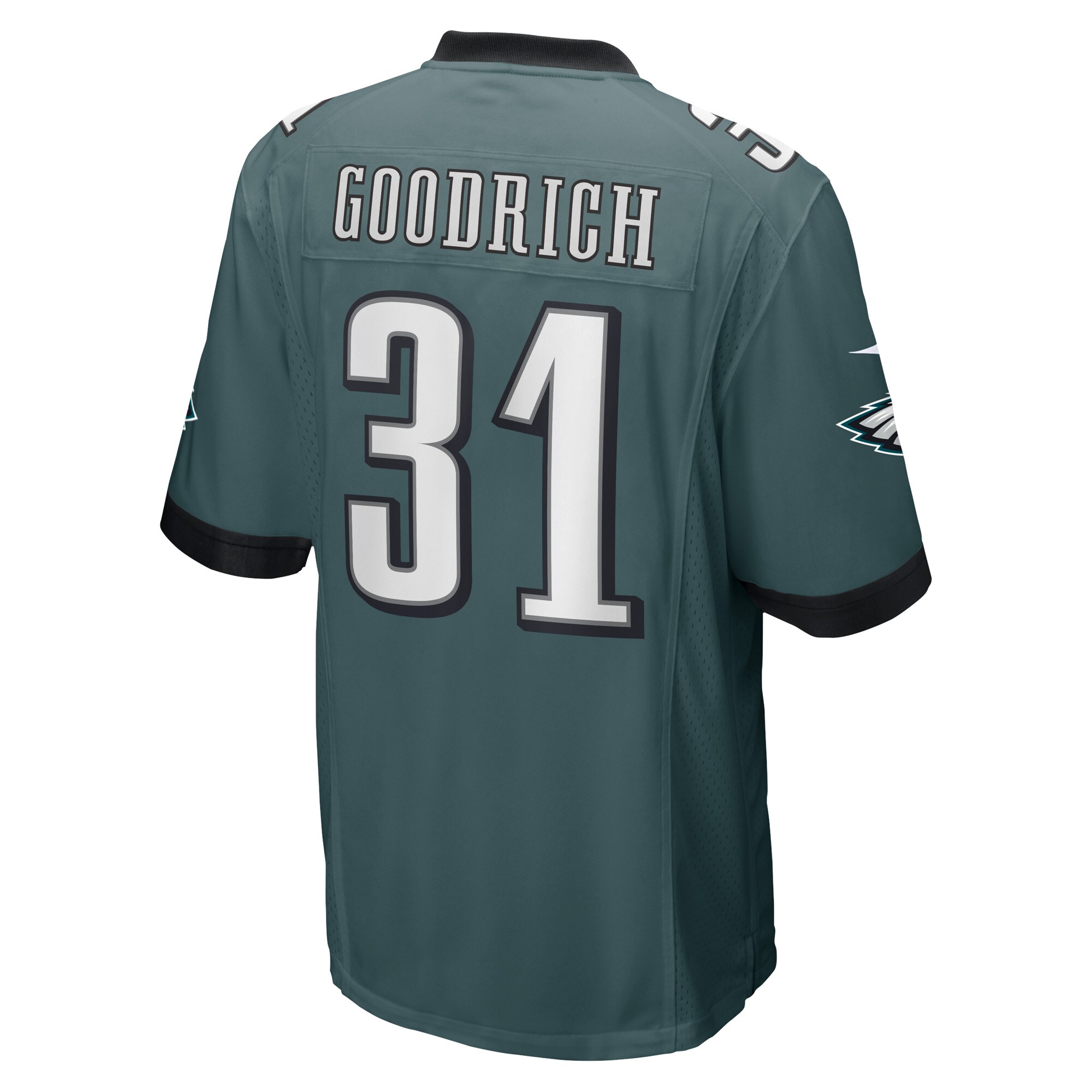Mario Goodrich Philadelphia Eagles  Game Player Jersey - Midnight Green