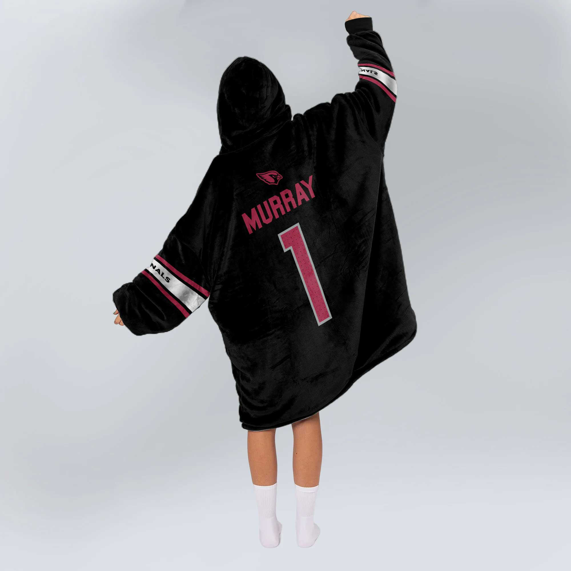 Adult 1 Arizona Cardinals Football Unisex Blanket Hoodie