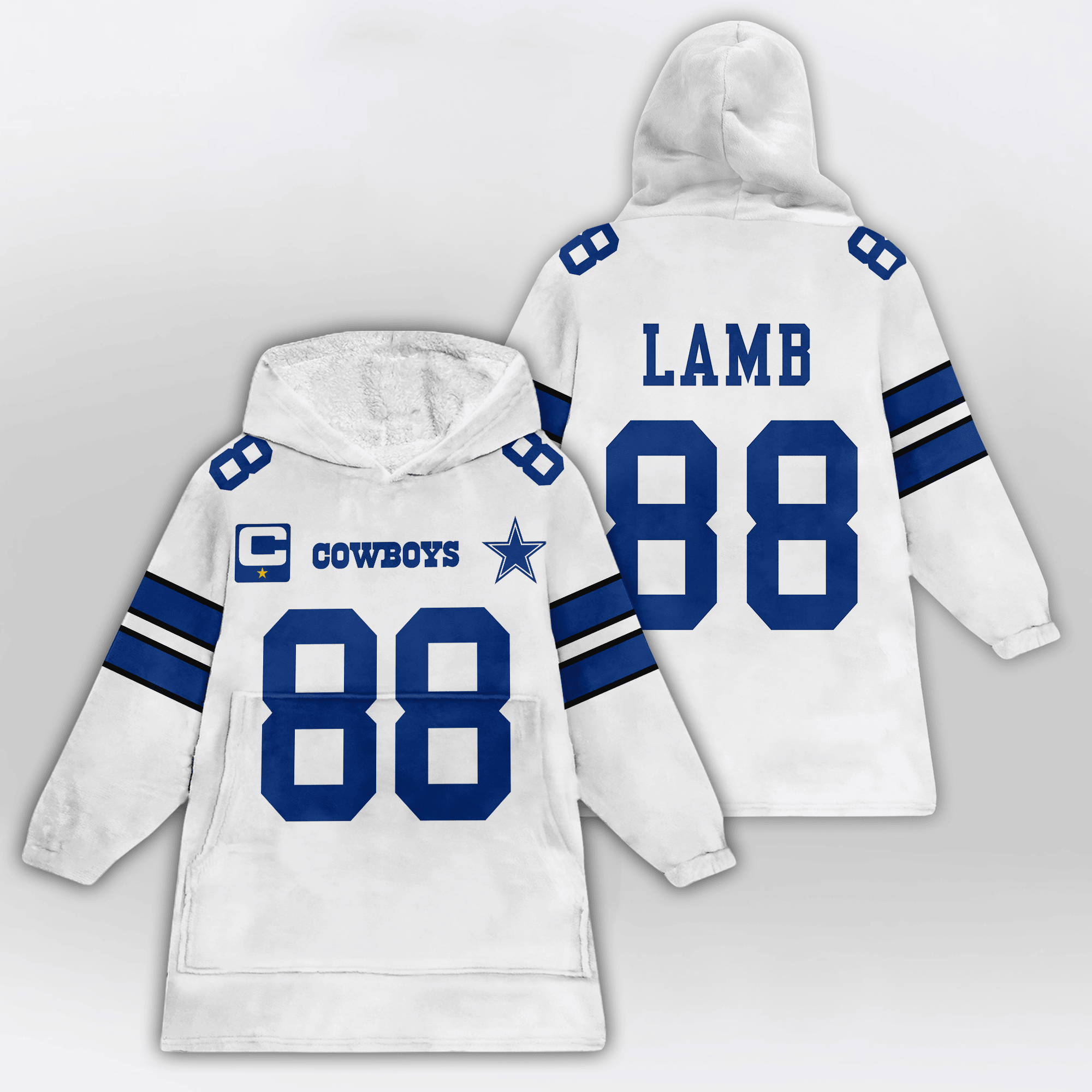 Kid C.L 88 Captain Dallas Football Unisex Blanket Hoodie