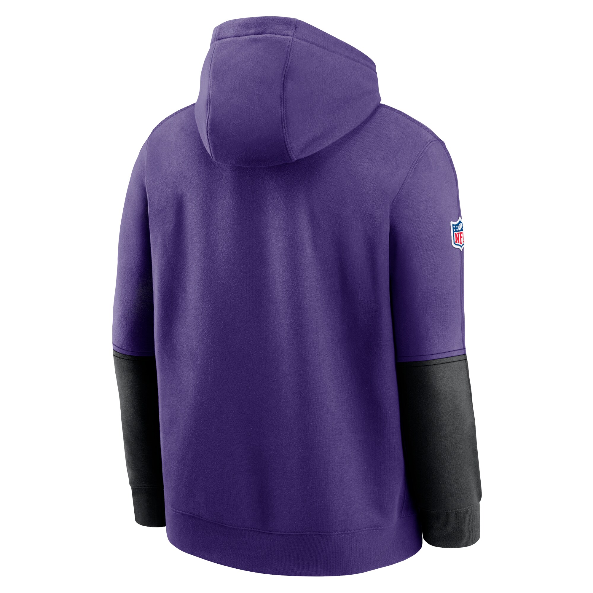 Minnesota Vikings 2024 Sideline Club Pullover Hoodie - Black