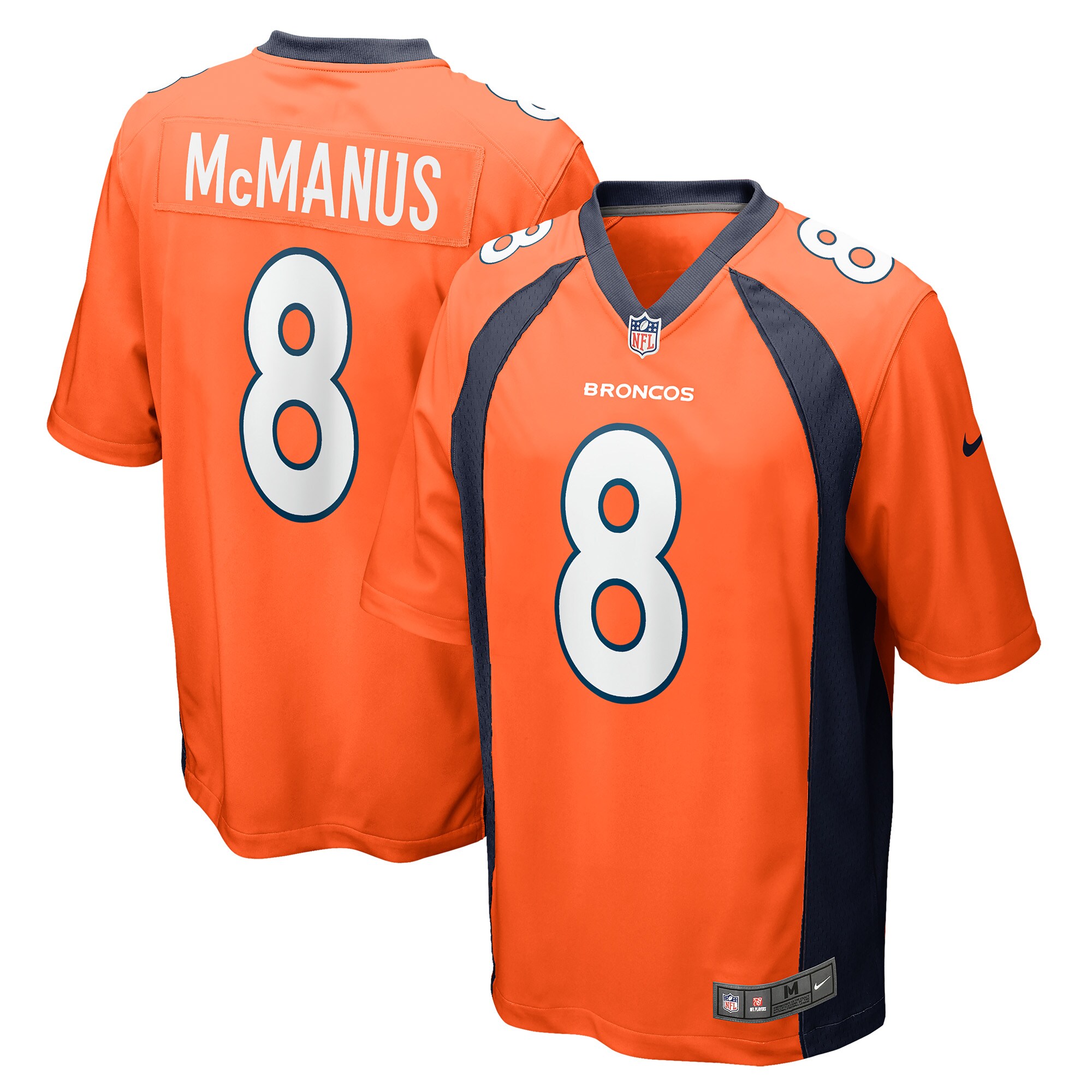 Brandon McManus Denver Broncos  Game Jersey - Orange