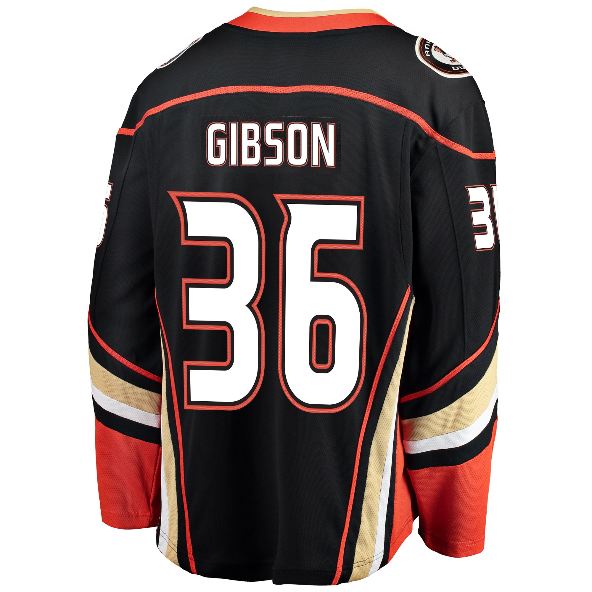 John Gibson Anaheim Ducks Breakaway Player Jersey - Black