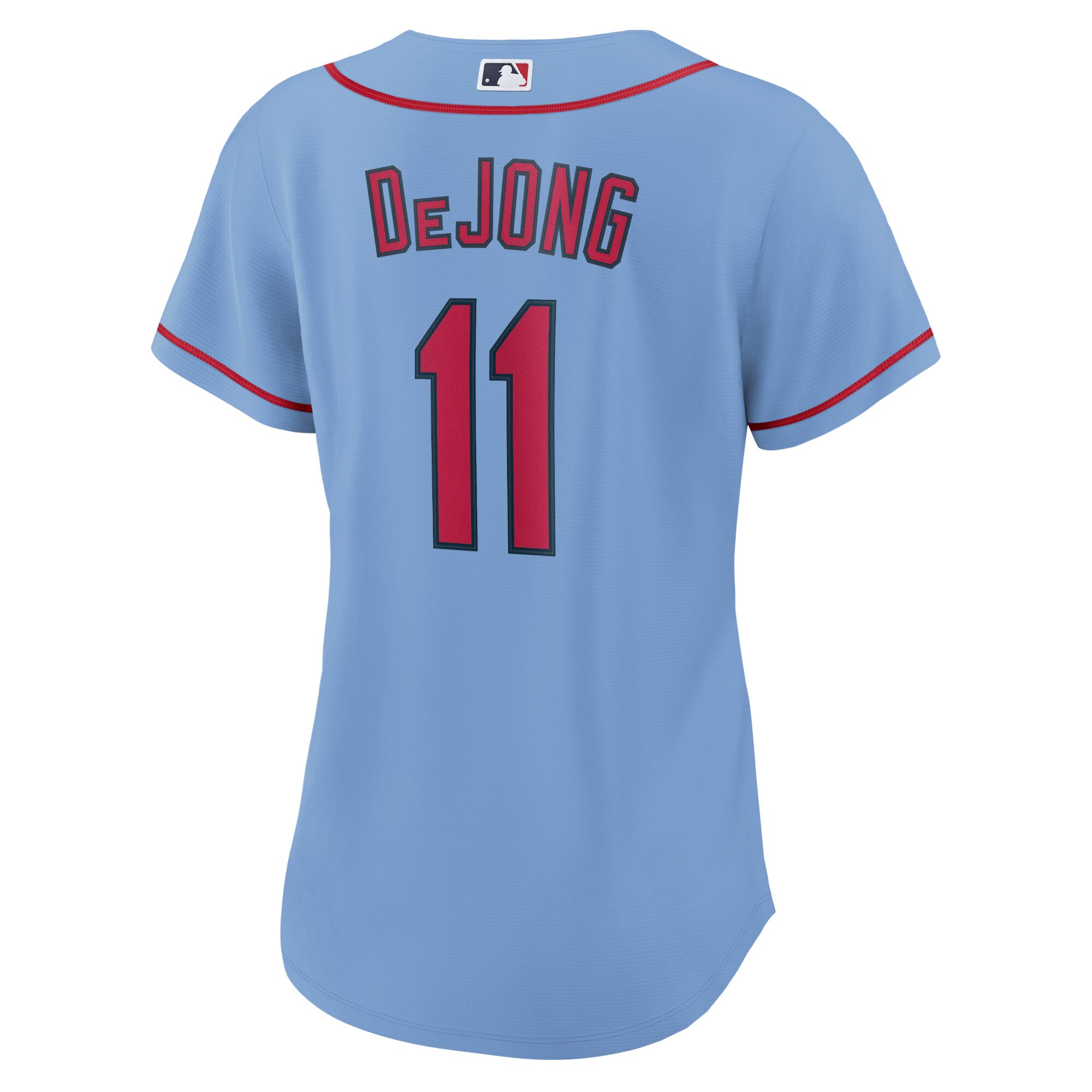 Paul DeJong St.Louis Cardinals  Women's Alternate Replica Player Jersey - Light Blue