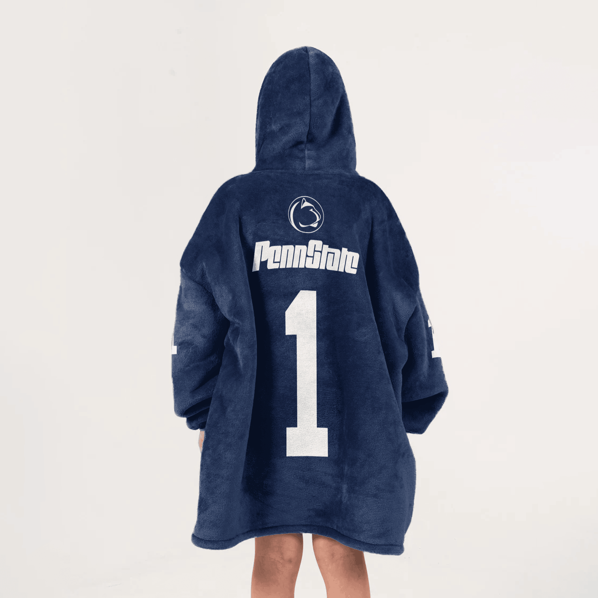 Kid 1 Penn State Football Unisex Blanket Hoodie