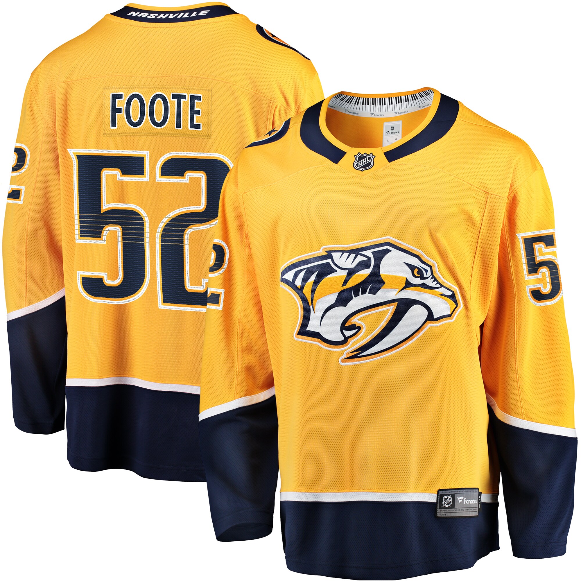 Cal Foote Nashville Predators Home Breakaway Jersey - Gold