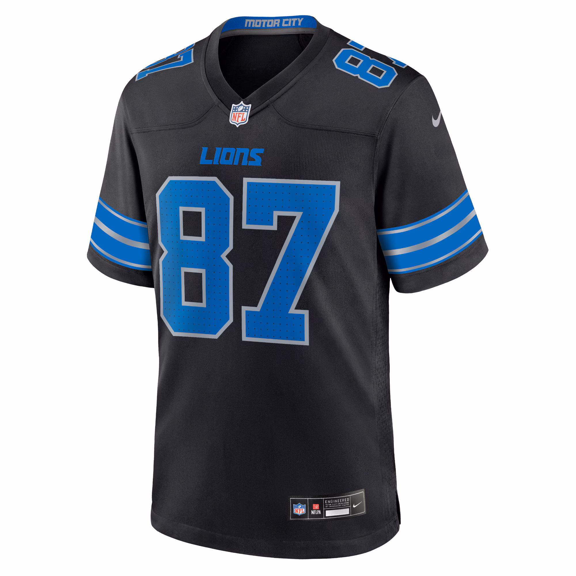 Sam LaPorta Detroit Lions Game Jersey - Blue