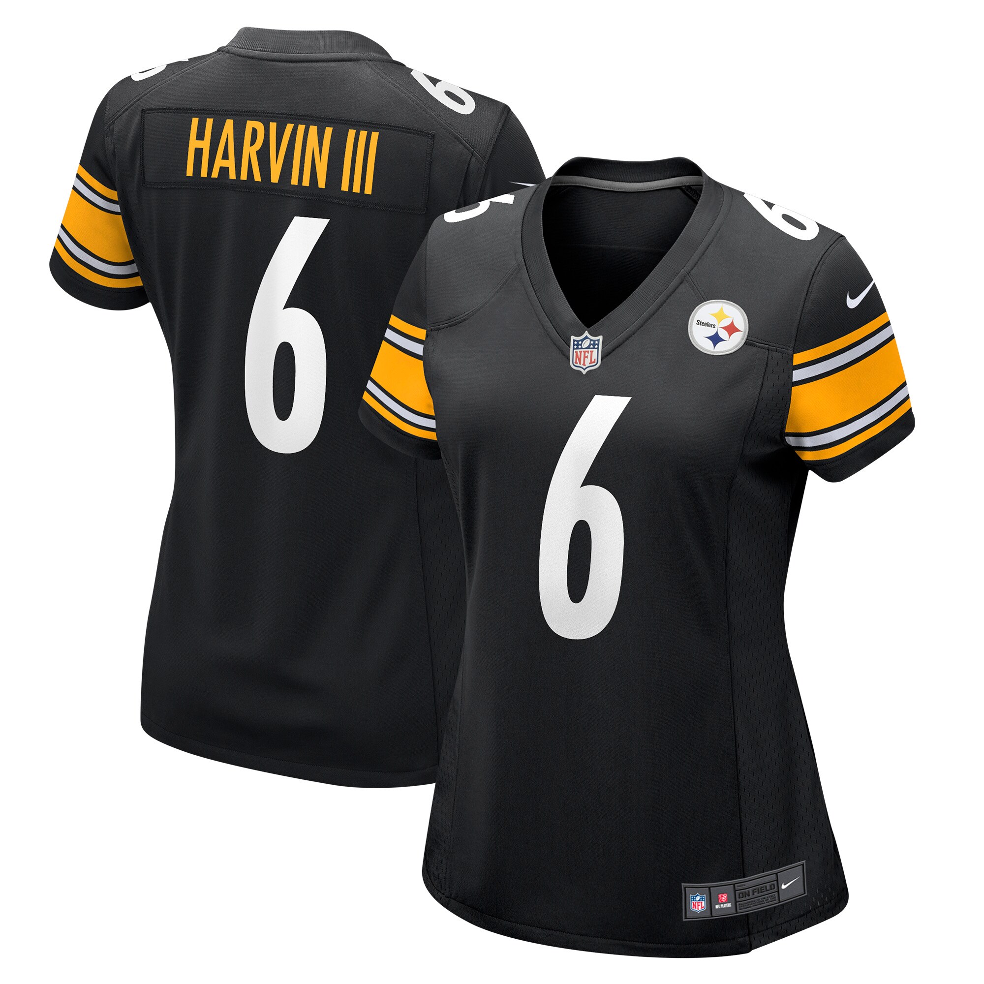 Pressley Harvin III Pittsburgh Steelers  Women's Game Jersey - Black
