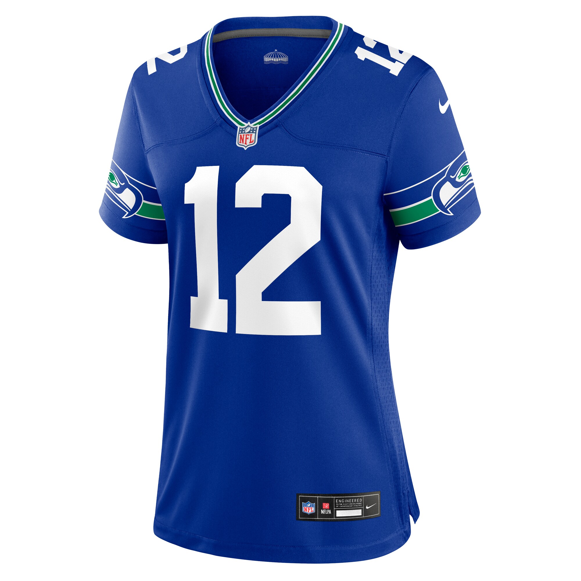12s Seattle Seahawks Women's Player Jersey - Royal