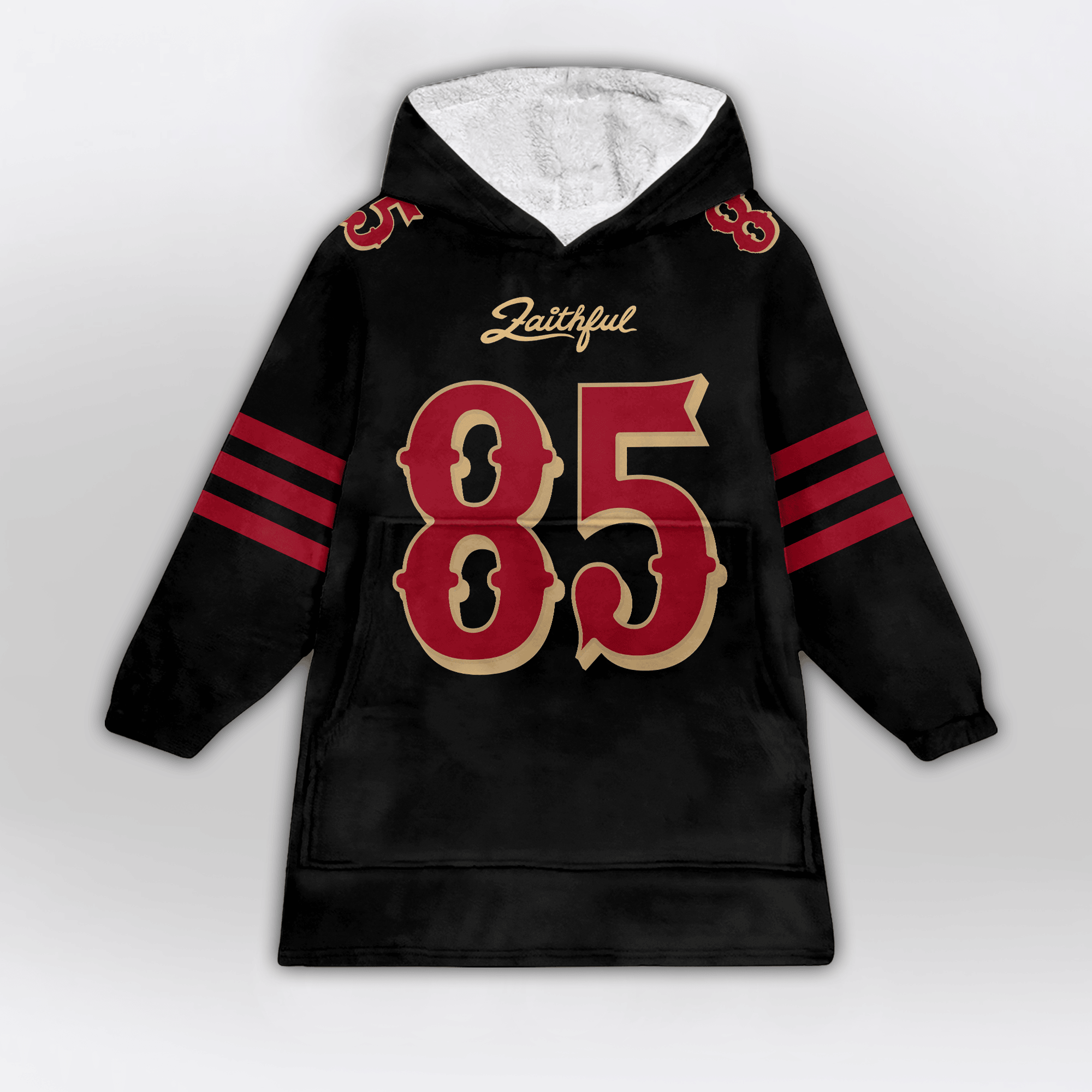 Kid G.K 85 San Francisco 49ers Football Unisex Blanket Hoodie