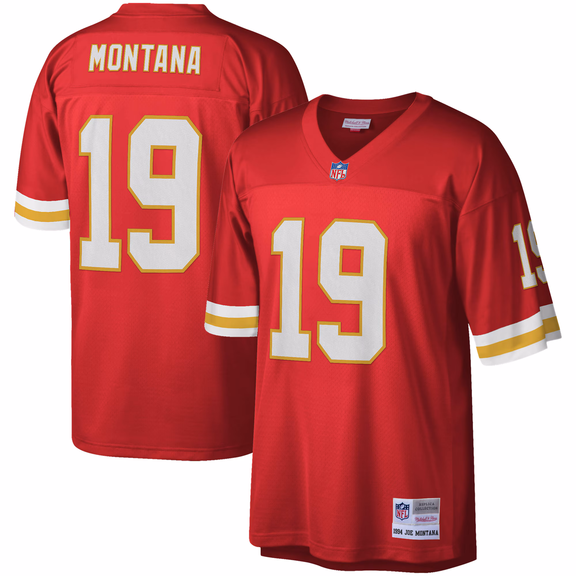 Joe Montana Kansas City Chiefs Legacy Replica Jersey - Red