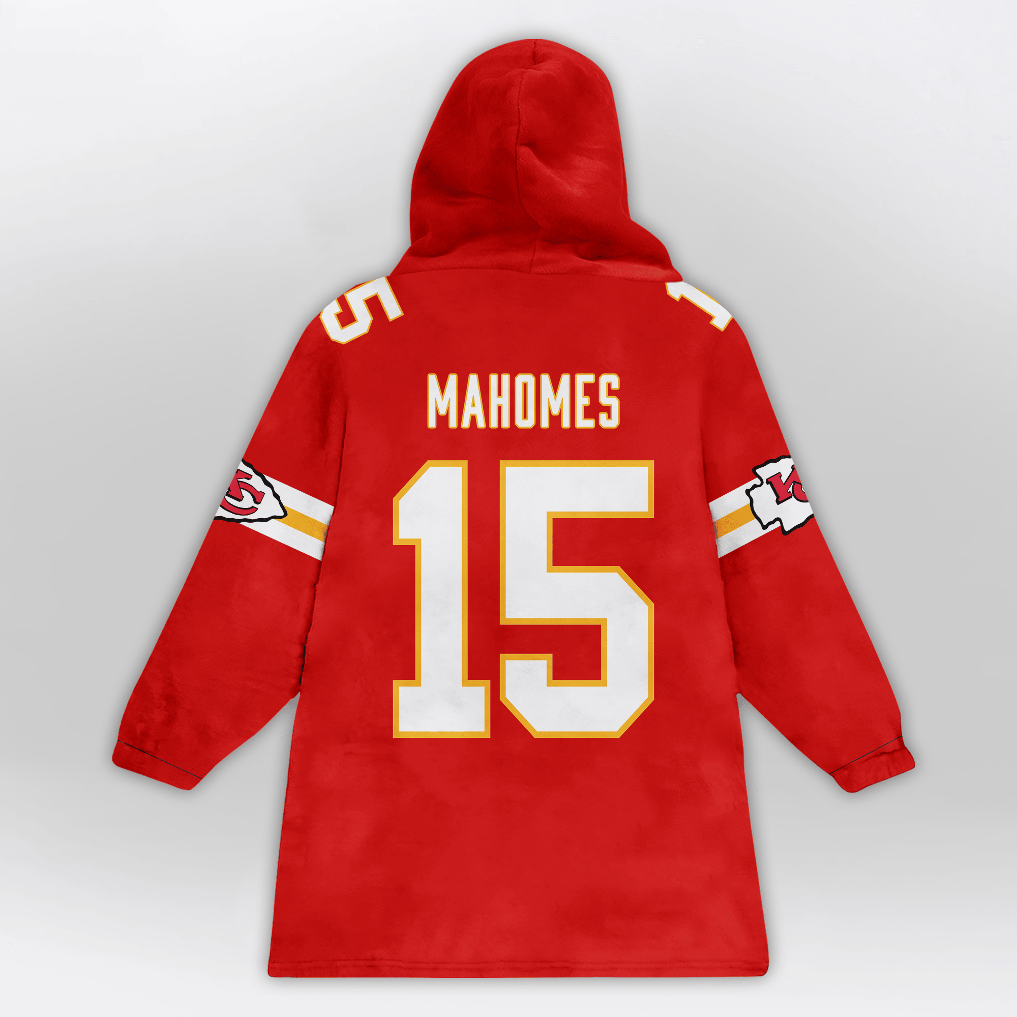 Red Kingdom Kansas City Football Unisex Blanket Hoodie