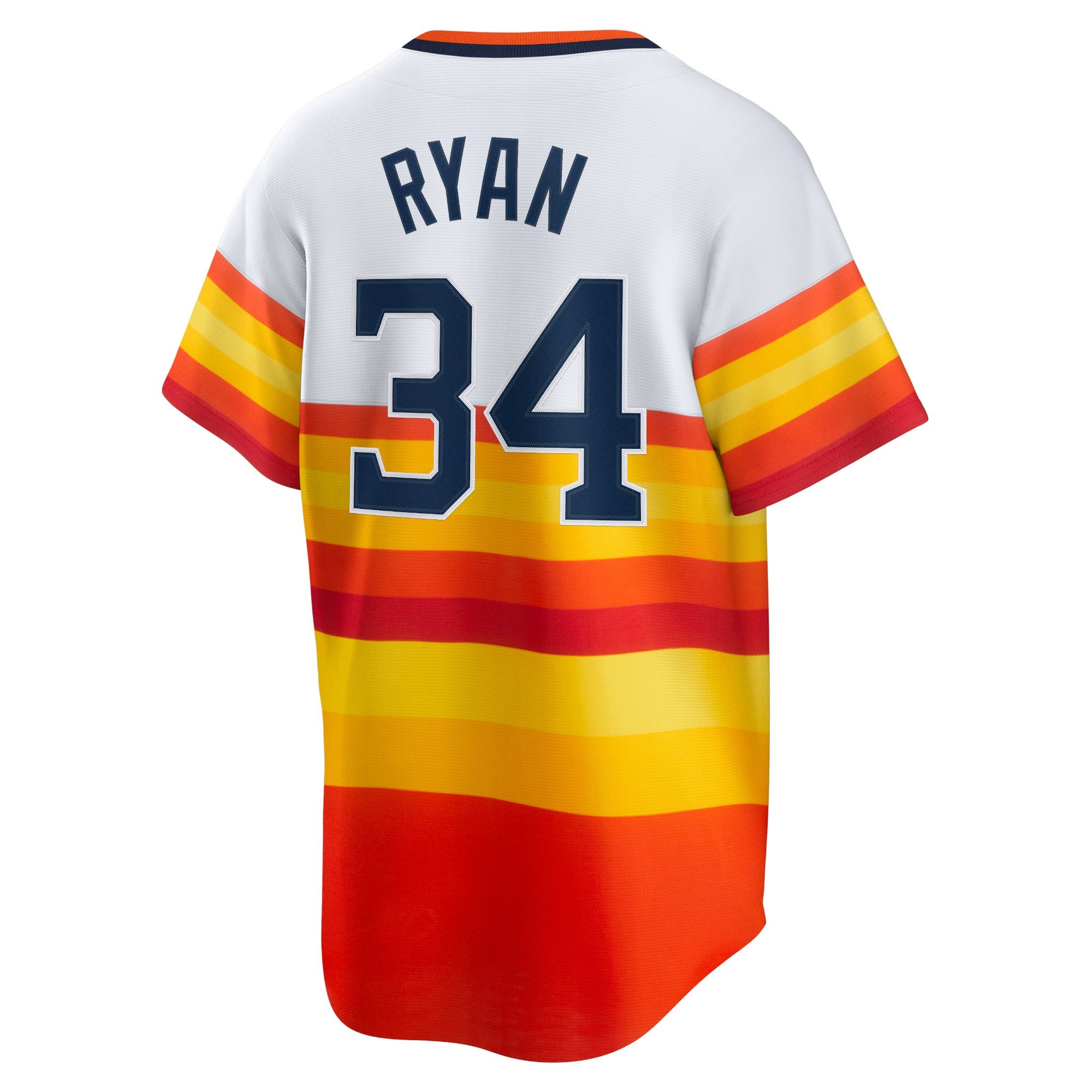 Men's Houston Astros Nolan Ryan  White Home Cooperstown Collection Player Jersey
