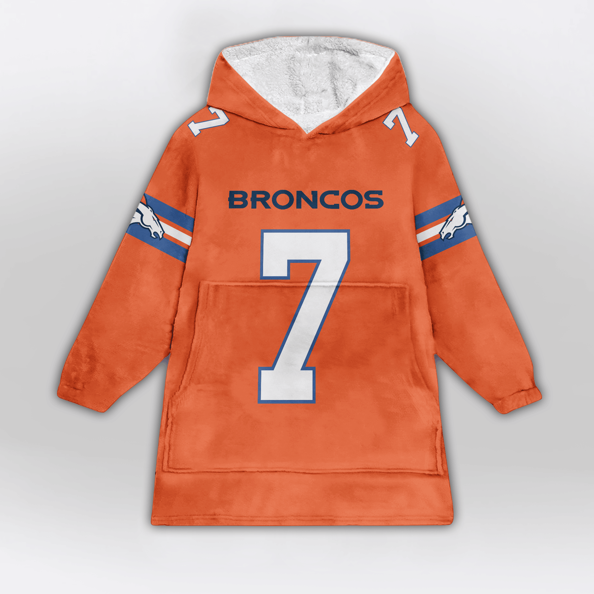 Kid J.E 7 Denver Football Unisex Blanket Hoodie