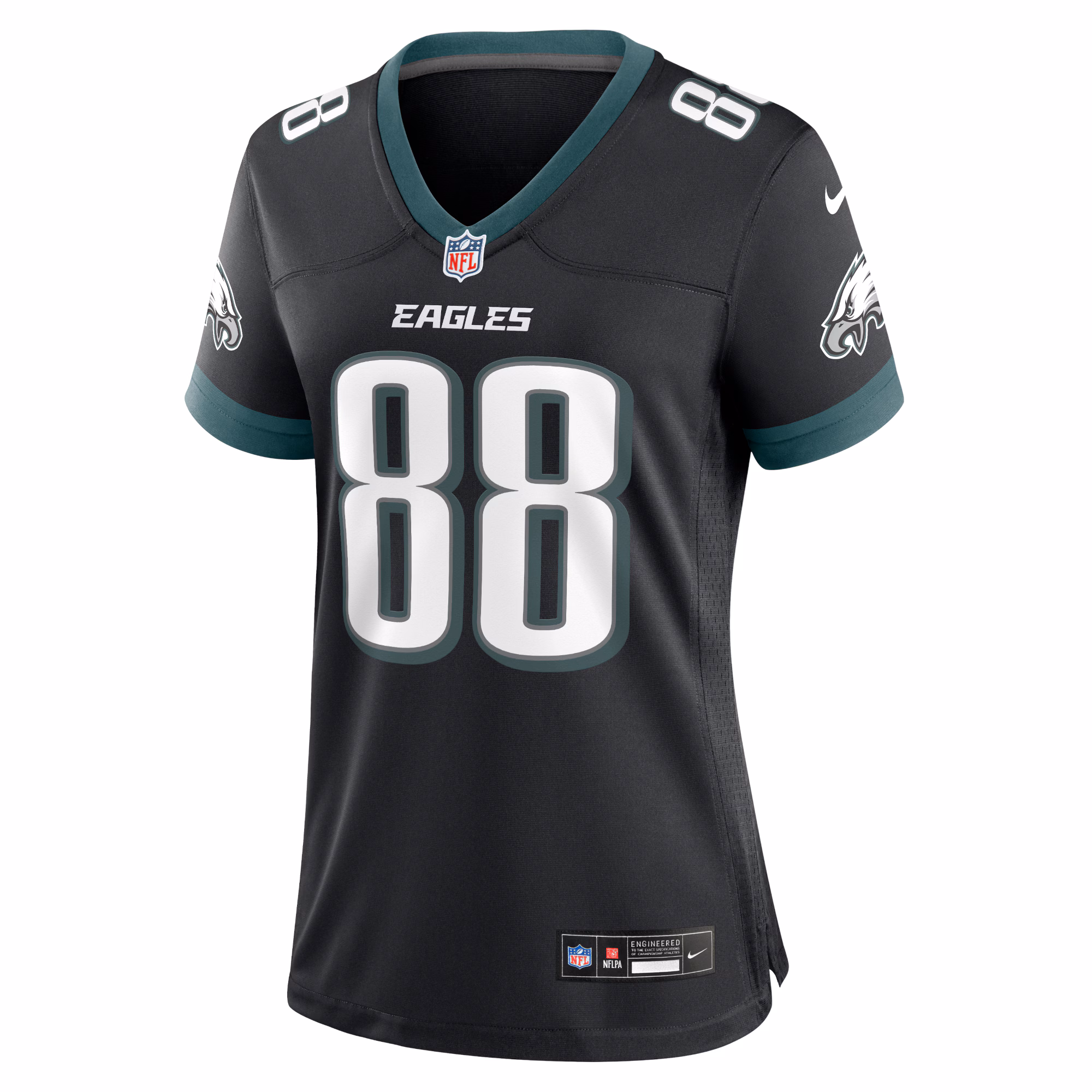 Dallas Goedert Philadelphia Eagles #88 White Game Jersey - White