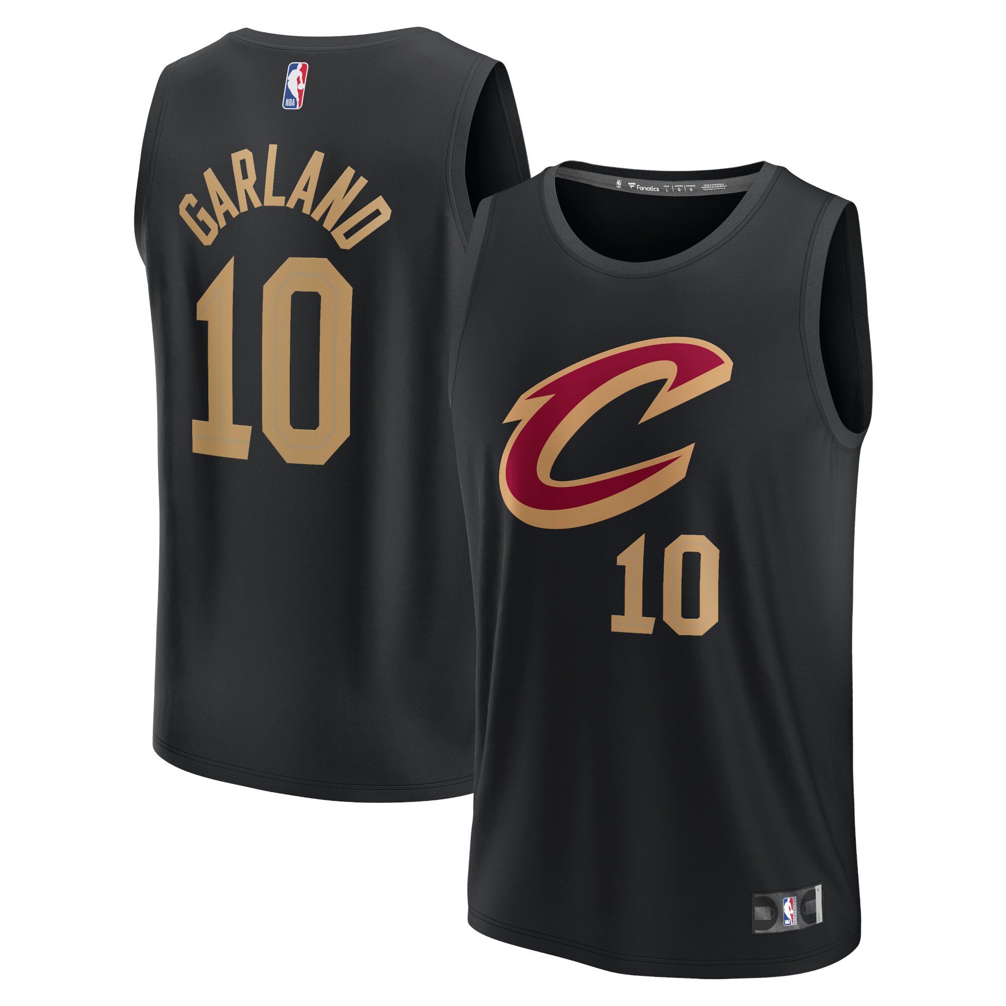 Darius Garland Cleveland Cavaliers  Youth Fast Break Player Jersey - Statement Edition - Black