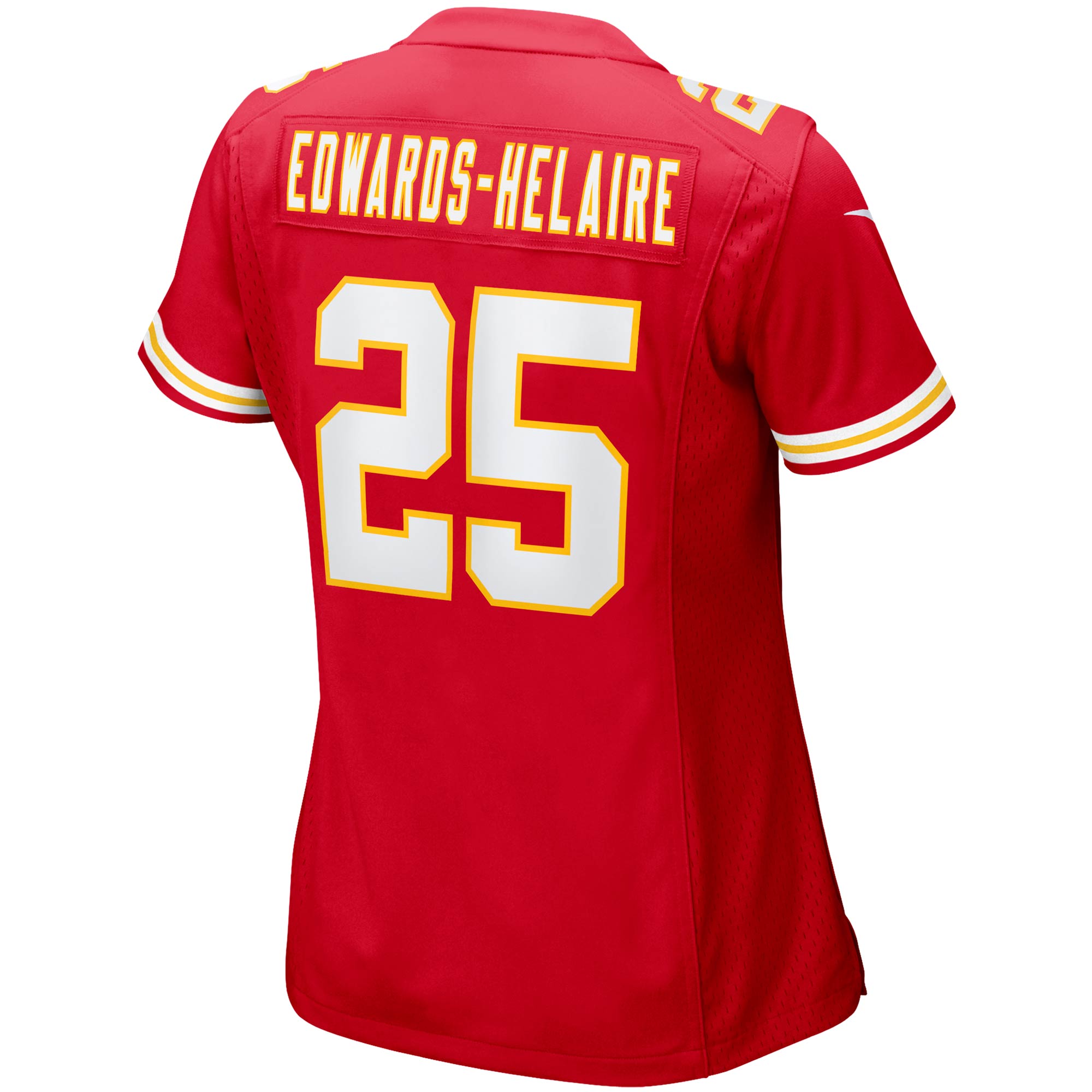 Clyde Edwards-Helaire Kansas City Chiefs  Women's Player Game Team Jersey - Red