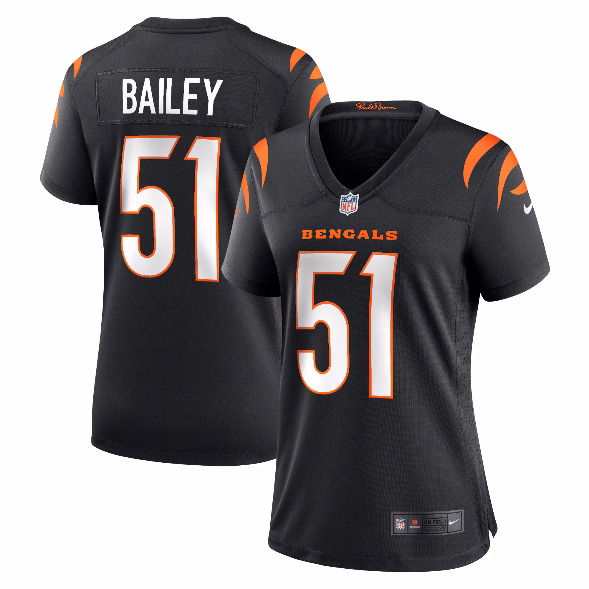 Markus Bailey Cincinnati Bengals Women's Game Jersey - Black