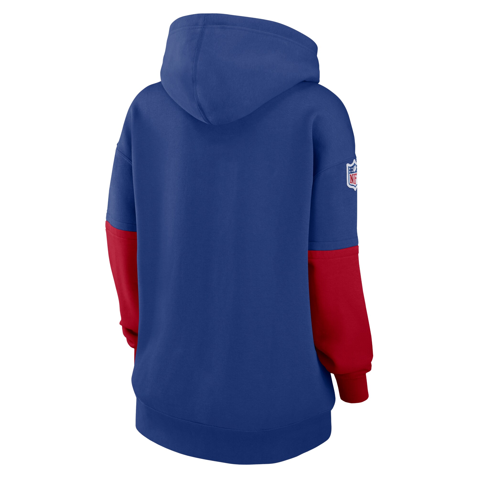 New York Giants Women's 2024 Sideline Essential Fleece Pullover Hoodie - Royal
