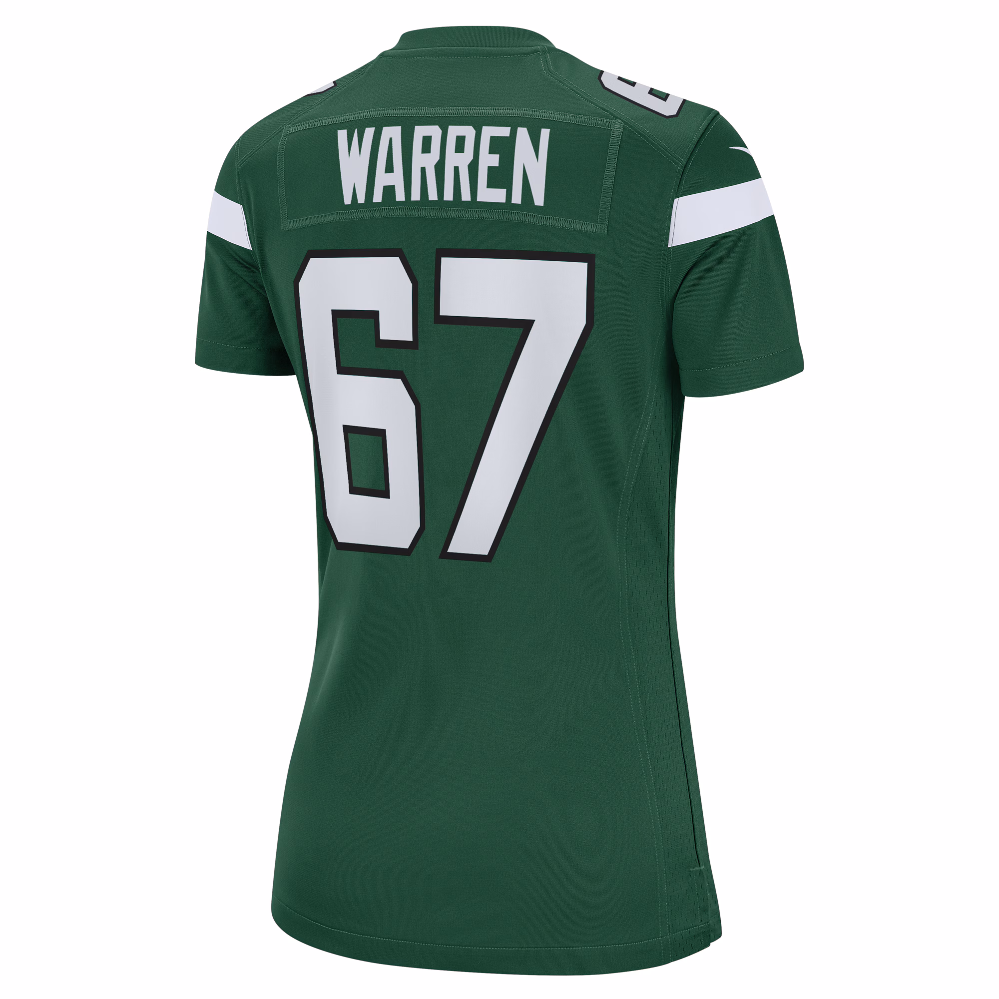 Carter Warren New York Jets Women's  Game Jersey - Gotham Green