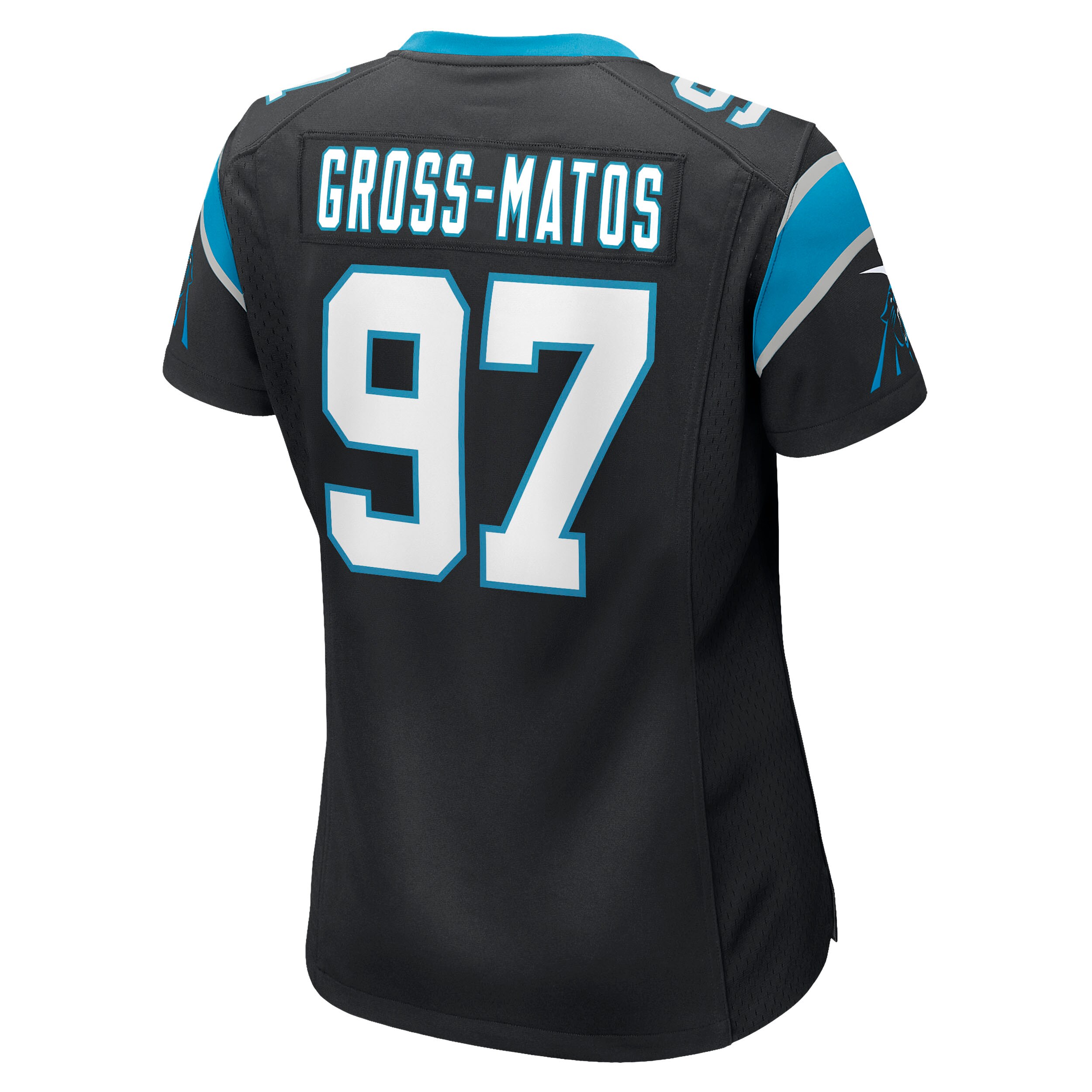 Yetur Gross-Matos Carolina Panthers  Women's Game Jersey - Black