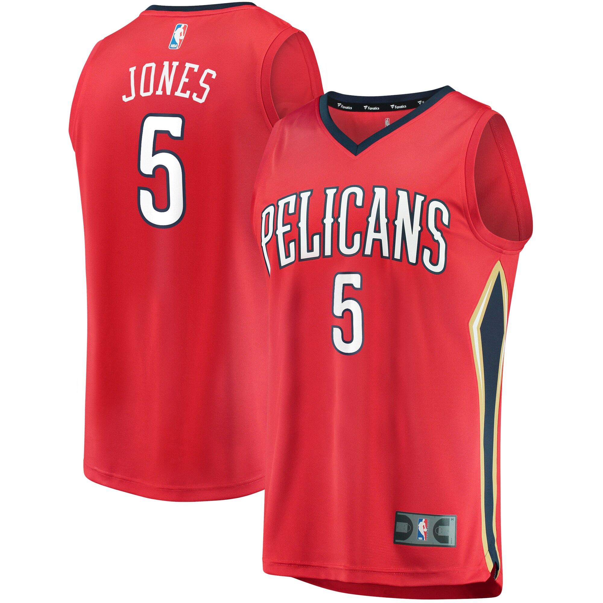 Herbert Jones New Orleans Pelicans  Fast Break Replica Player Jersey - Statement Edition - Red