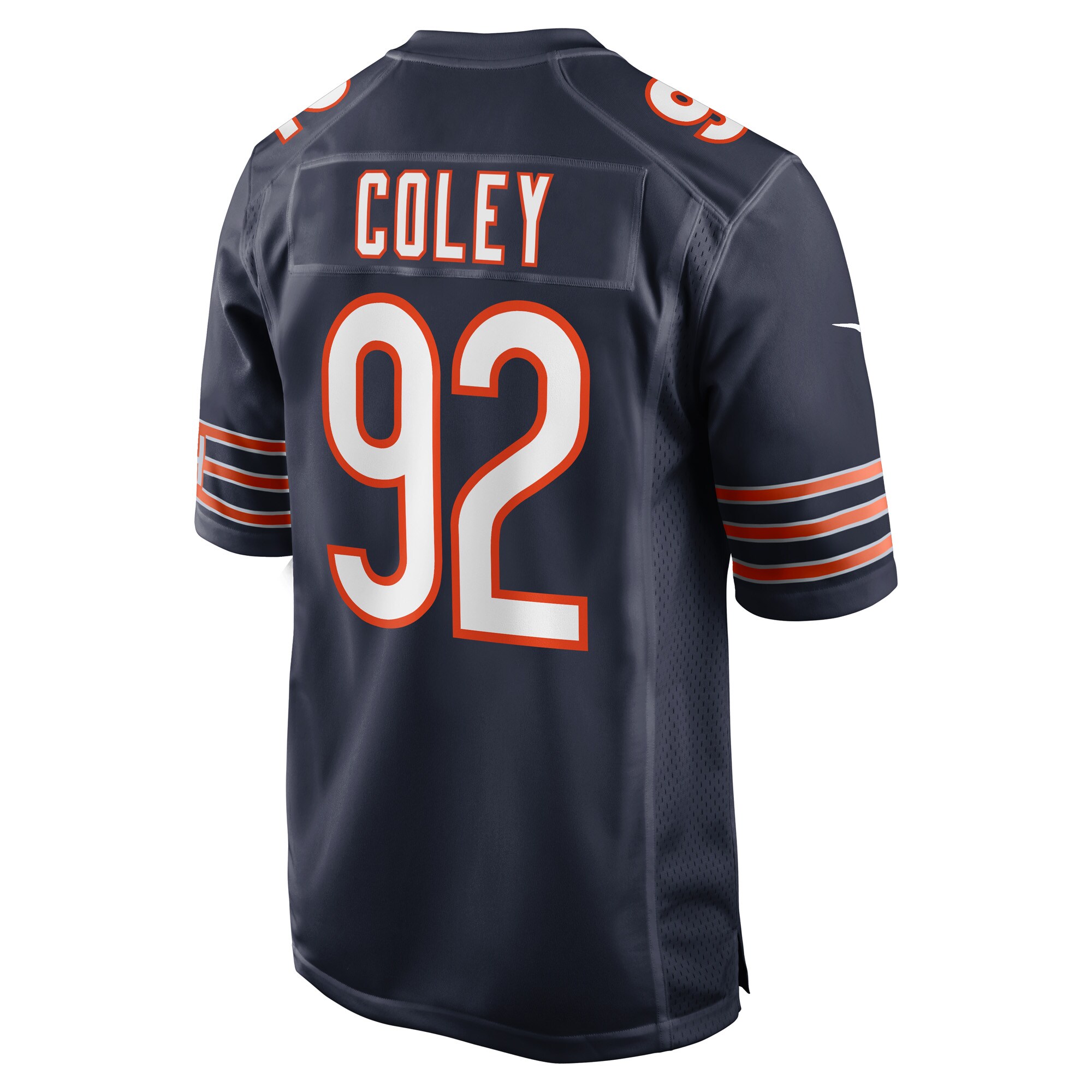 Trevon Coley Chicago Bears  Game Player Jersey - Navy
