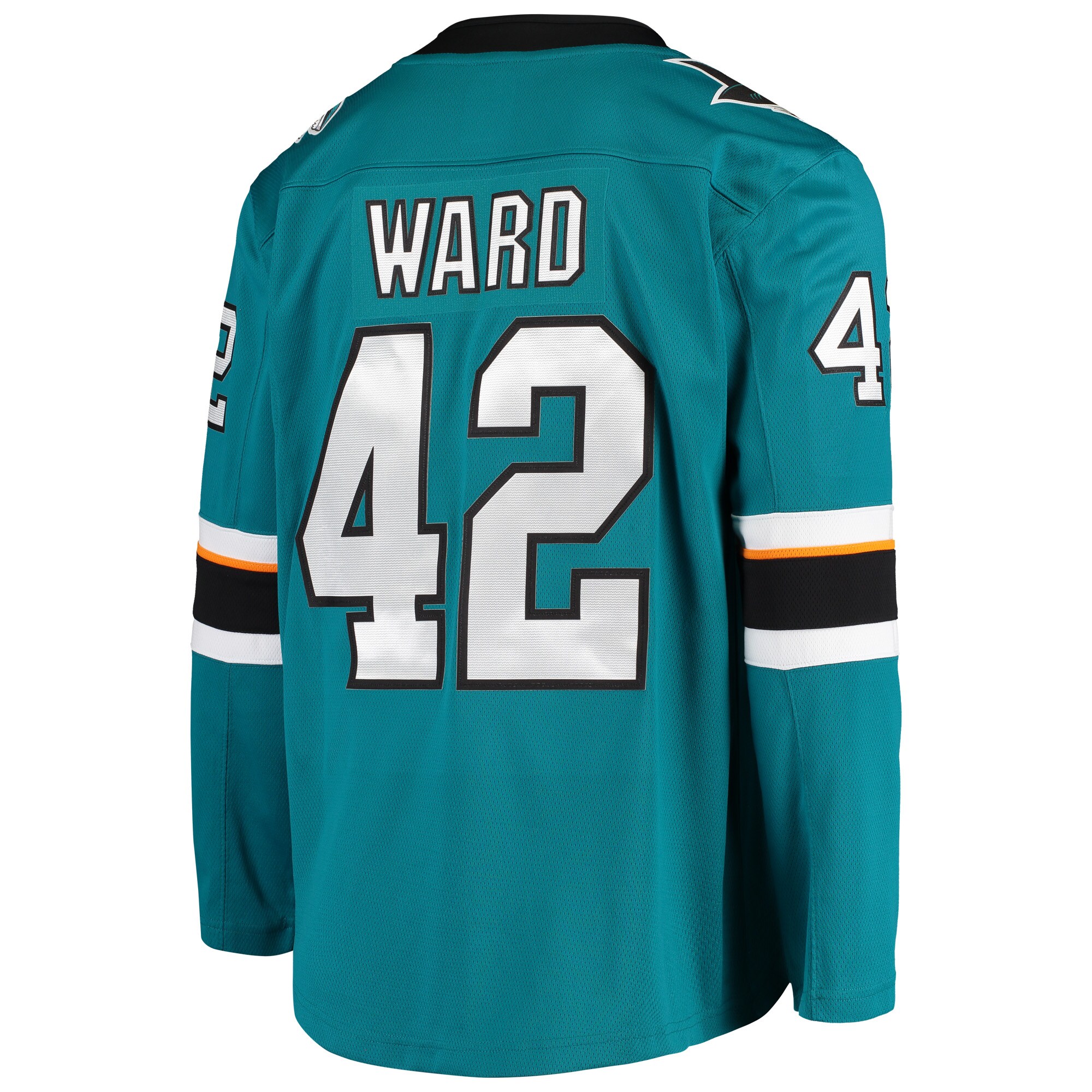 Joel Ward San Jose Sharks Breakaway Home Player Jersey - Teal