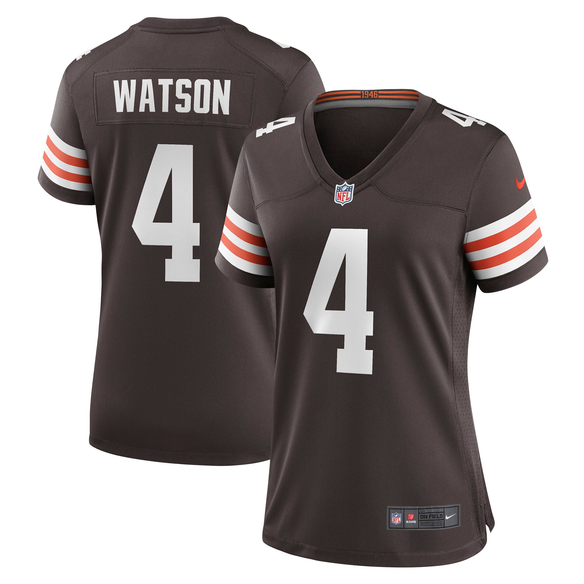 Deshaun Watson Cleveland Browns  Women's Game Jersey - Brown
