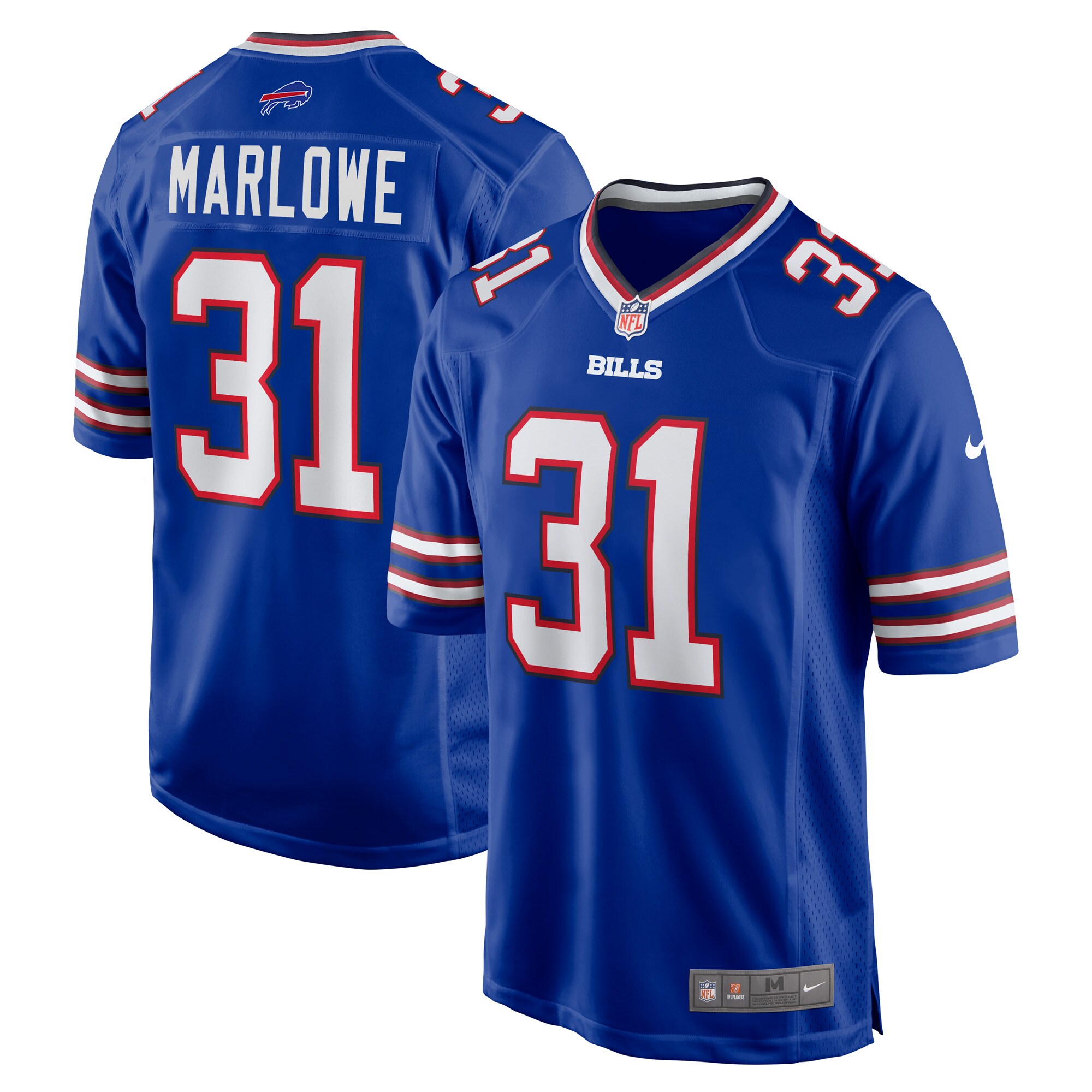 Dean Marlowe Buffalo Bills  Game Player Jersey - Royal