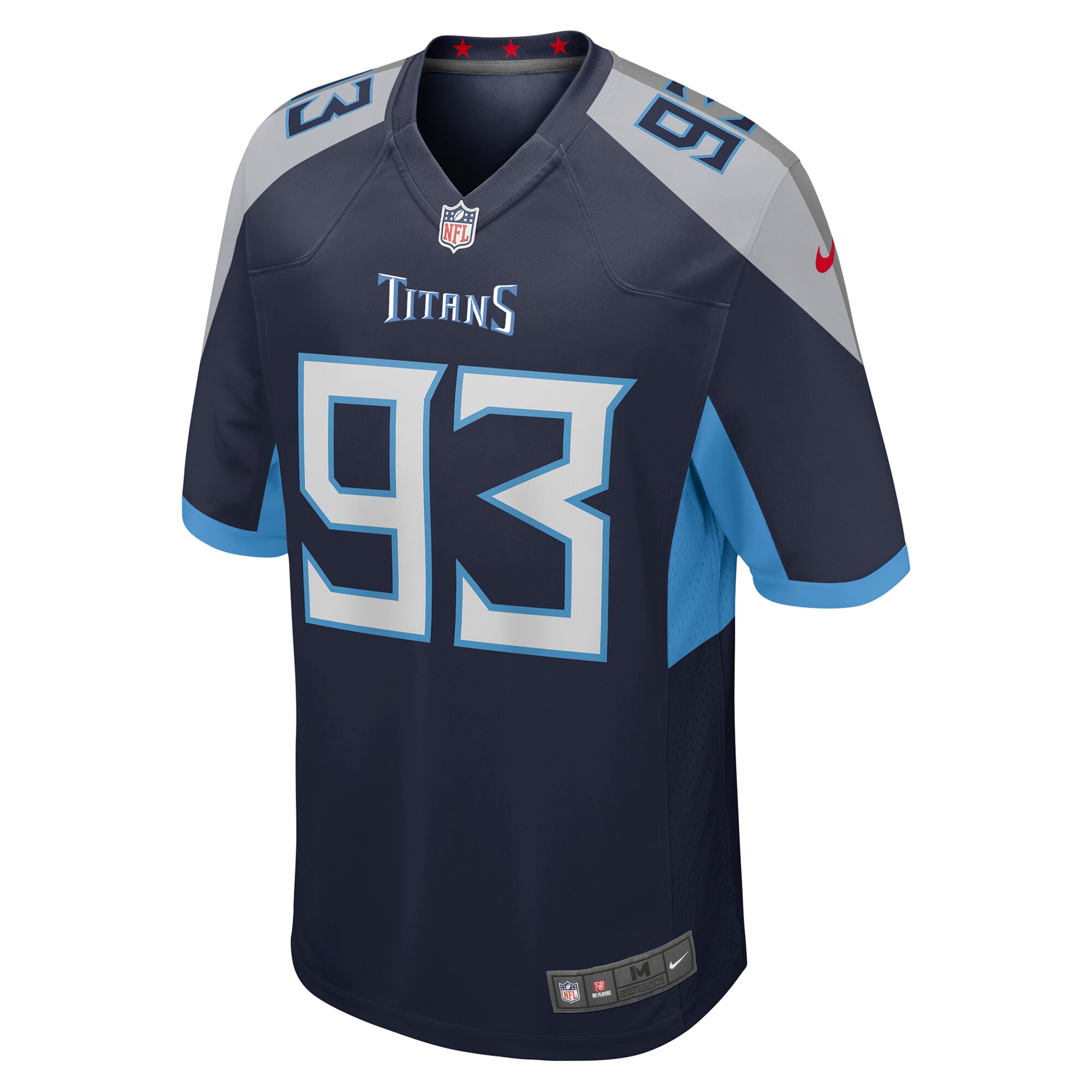 T'Vondre Sweat Tennessee Titans Team Game Jersey -  Navy