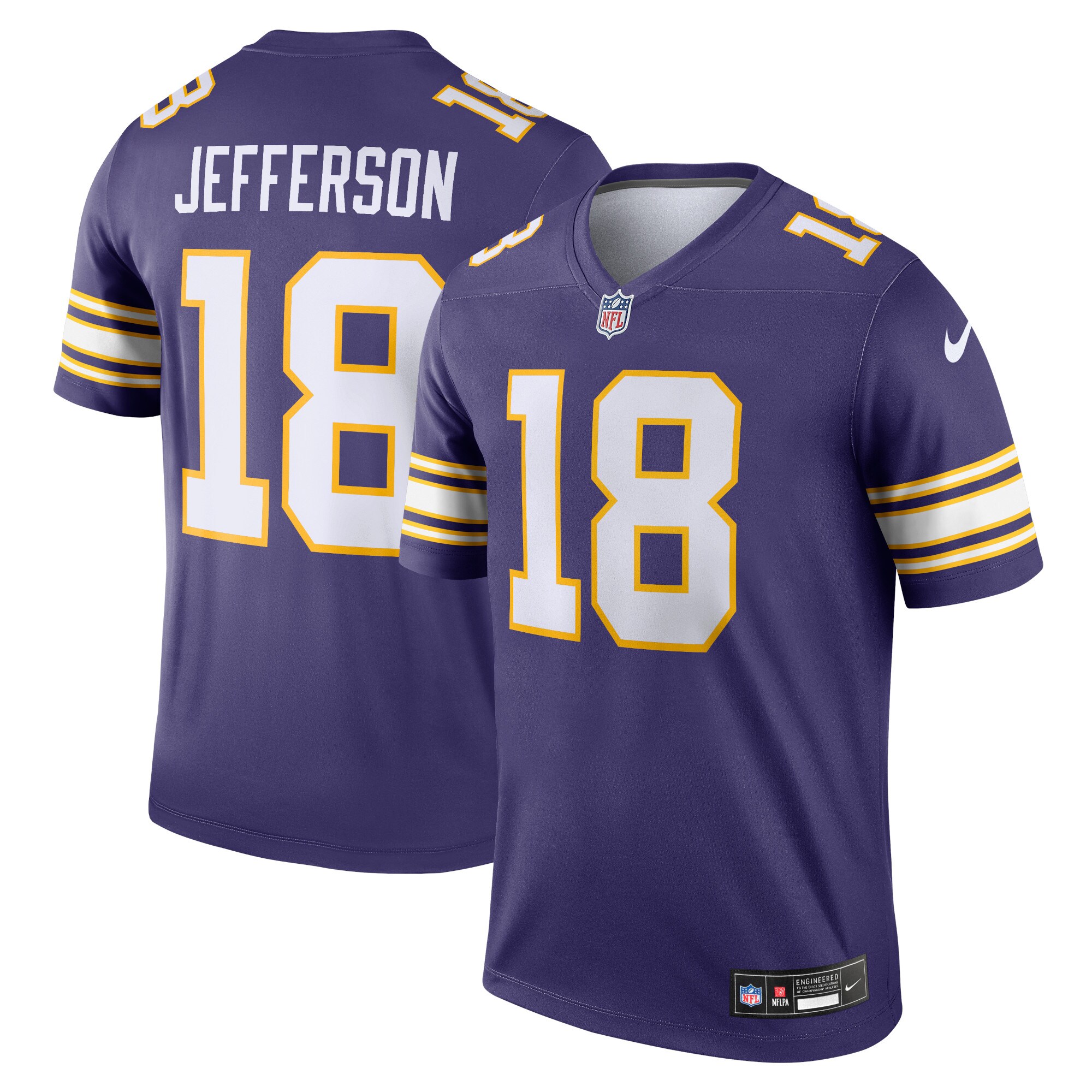 Justin Jefferson Minnesota Vikings  Classic Legend Player Jersey - Purple