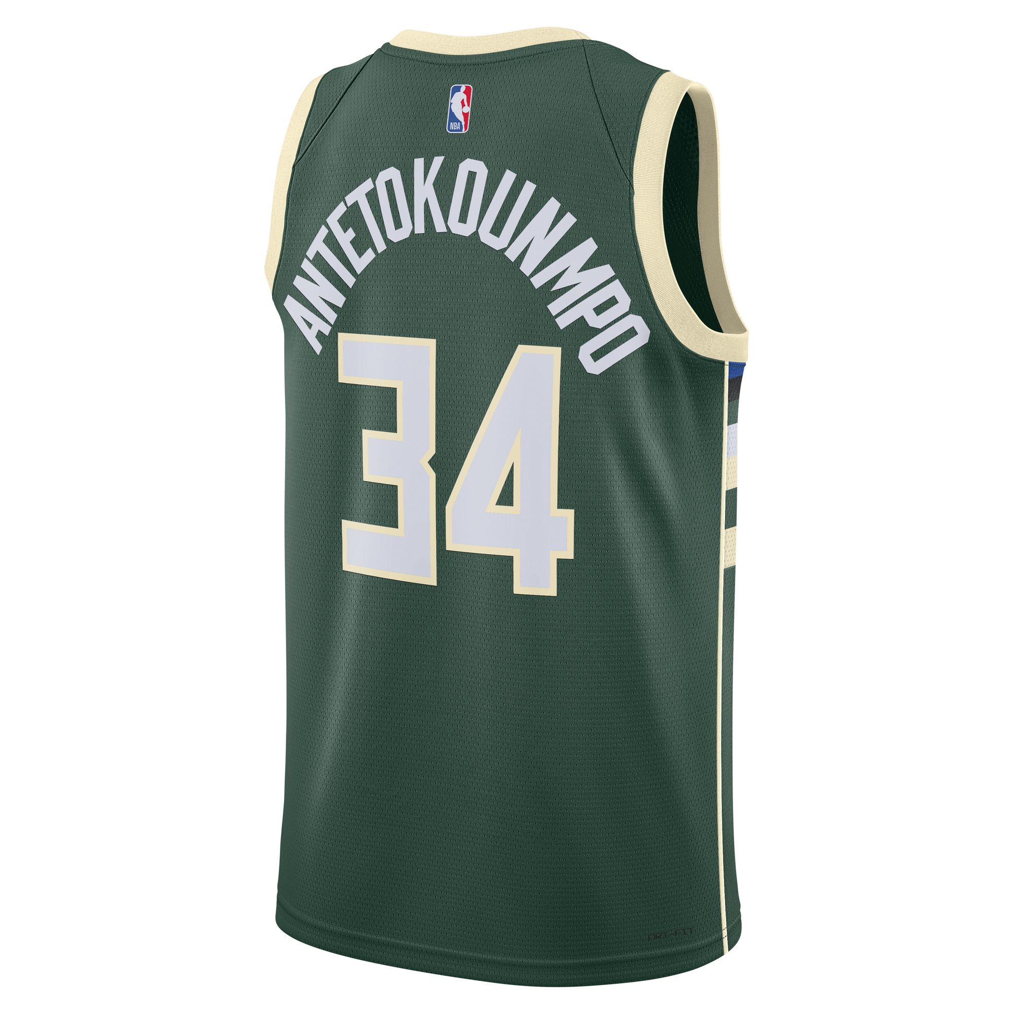 Giannis Antetokounmpo Milwaukee Bucks Unisex Swingman Jersey - Icon Edition - Hunter Green