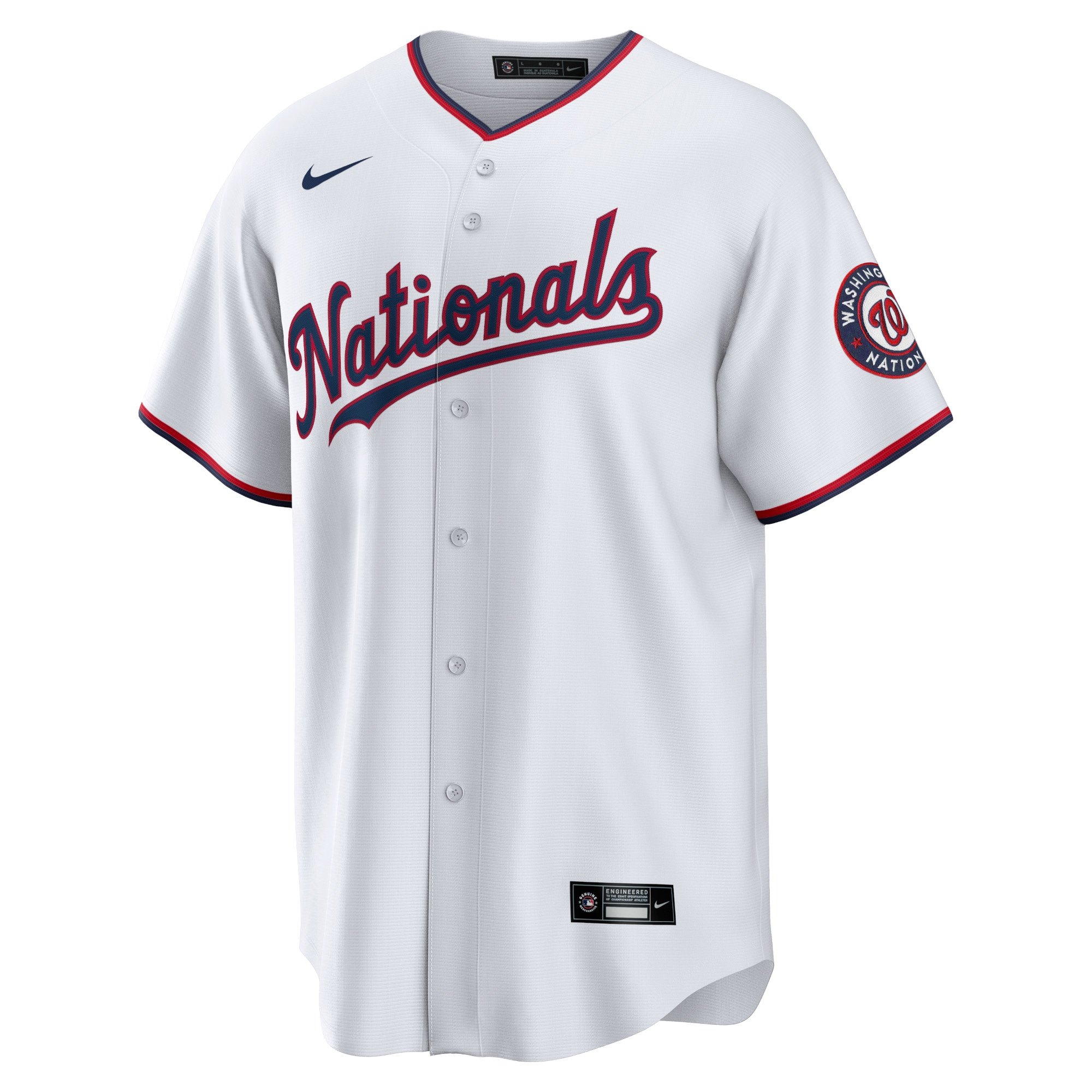 Men's Washington Nationals C.J. Abrams  White Home Replica Jersey
