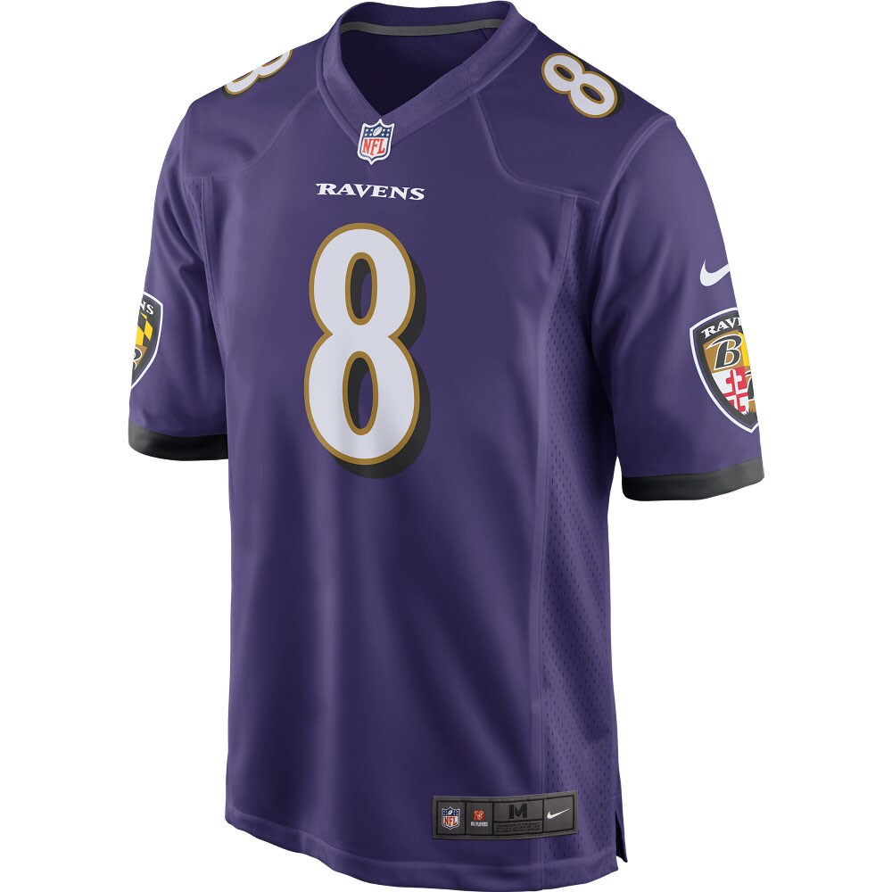 Lamar Jackson Baltimore Ravens  Game Player Jersey - Purple