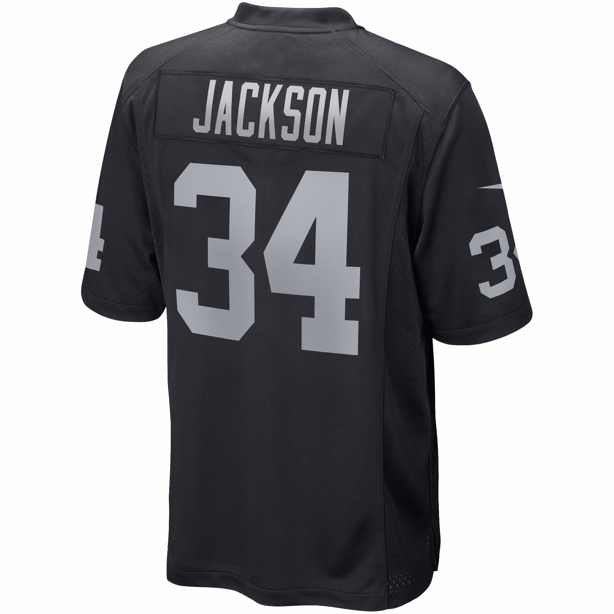 Bo Jackson Las Vegas Raiders Game Retired Player Jersey - Black