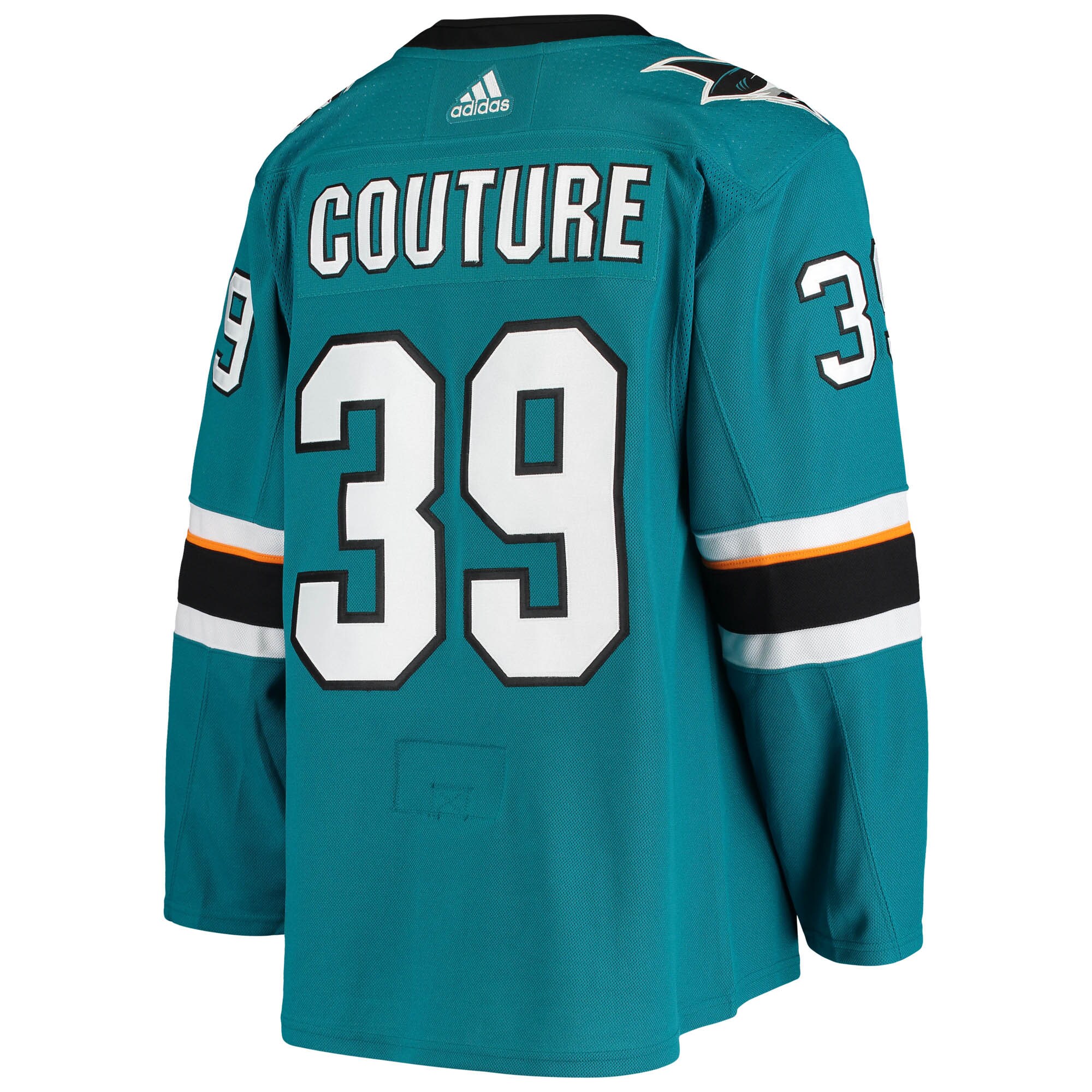 Logan Couture San Jose Sharks  Home Authentic Alternate Captain Player Jersey - Teal