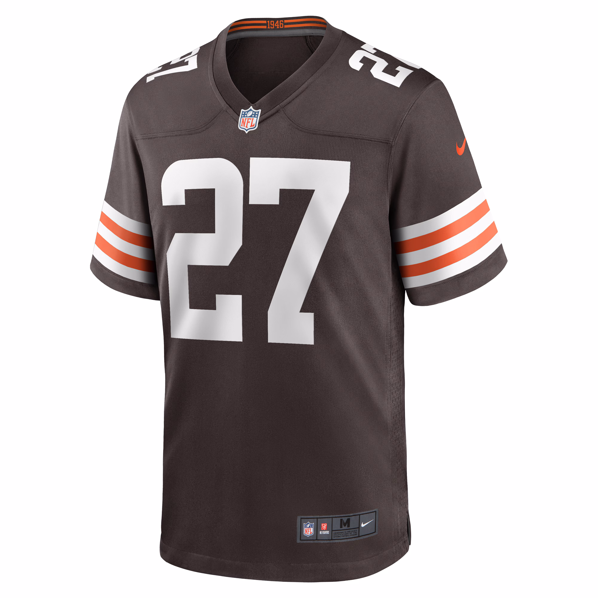 Lorenzo Burns Cleveland Browns Team Game Jersey -  Brown