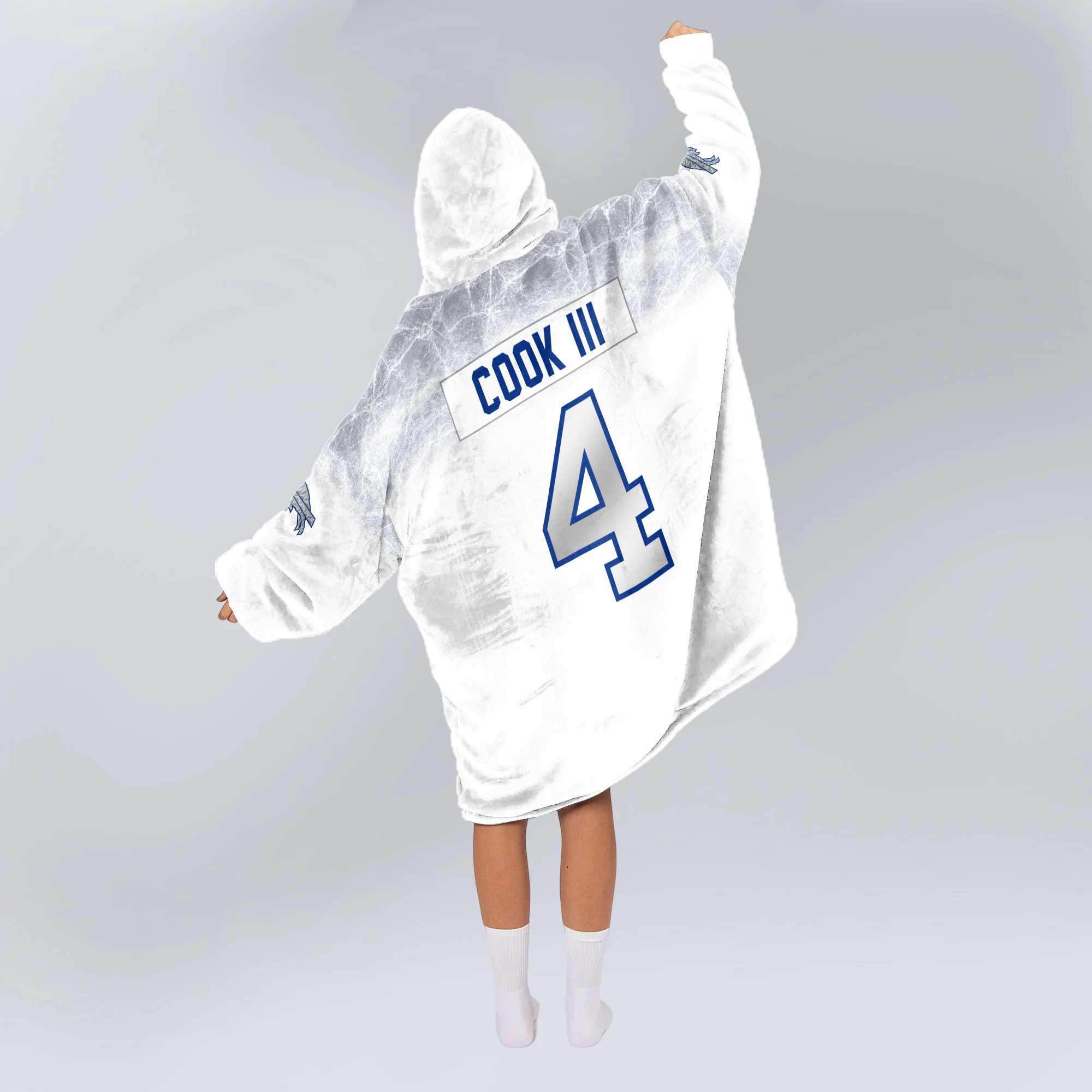 J.C 4 Buffalo Football Unisex Blanket Hoodie
