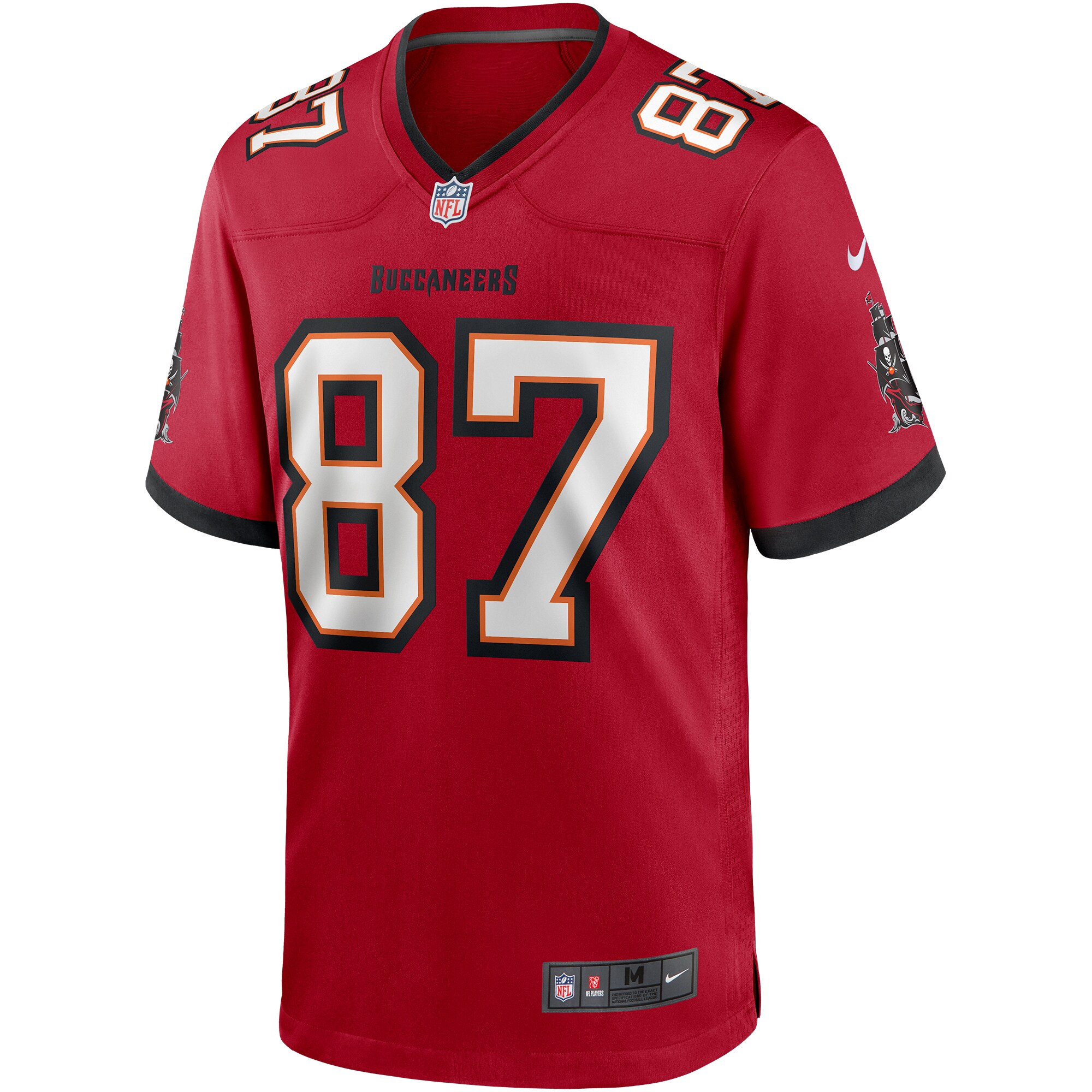 Rob Gronkowski Tampa Bay Buccaneers  Game Jersey - Red
