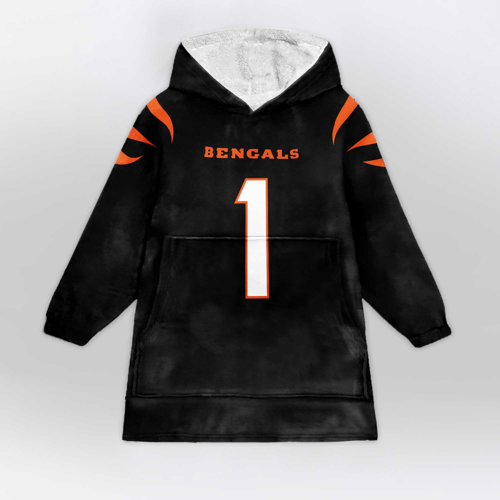 Adult J.C 1 Cincinnati Football Unisex Blanket Hoodie