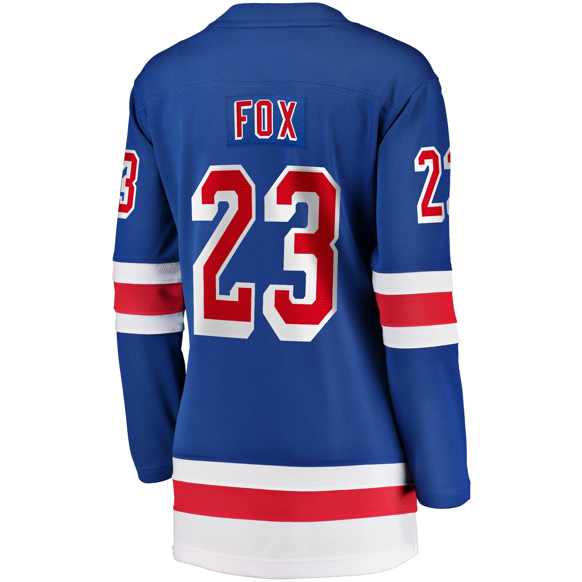 Adam Fox New York Rangers Women's 2017/18 Home Breakaway Jersey - Blue