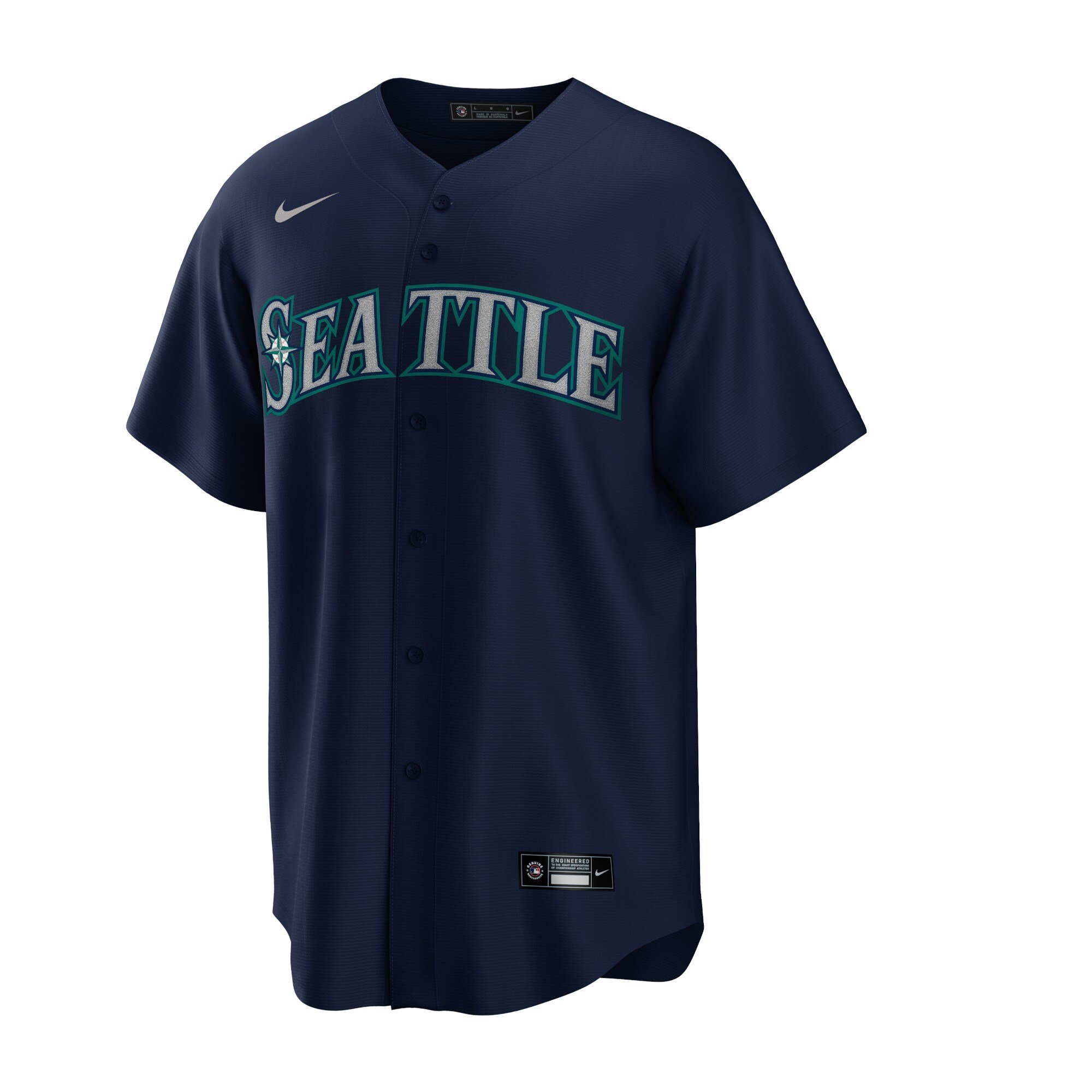 Men's Seattle Mariners Jesse Winker  Navy Alternate Replica Player Jersey