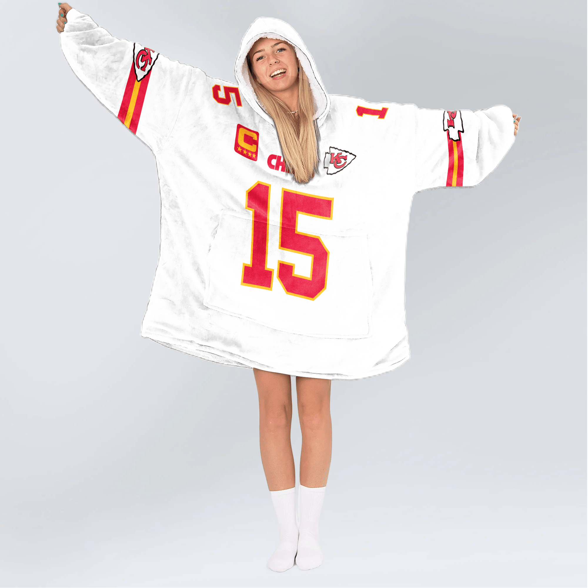 P.M 15 Kansas City Football Unisex Blanket Hoodie